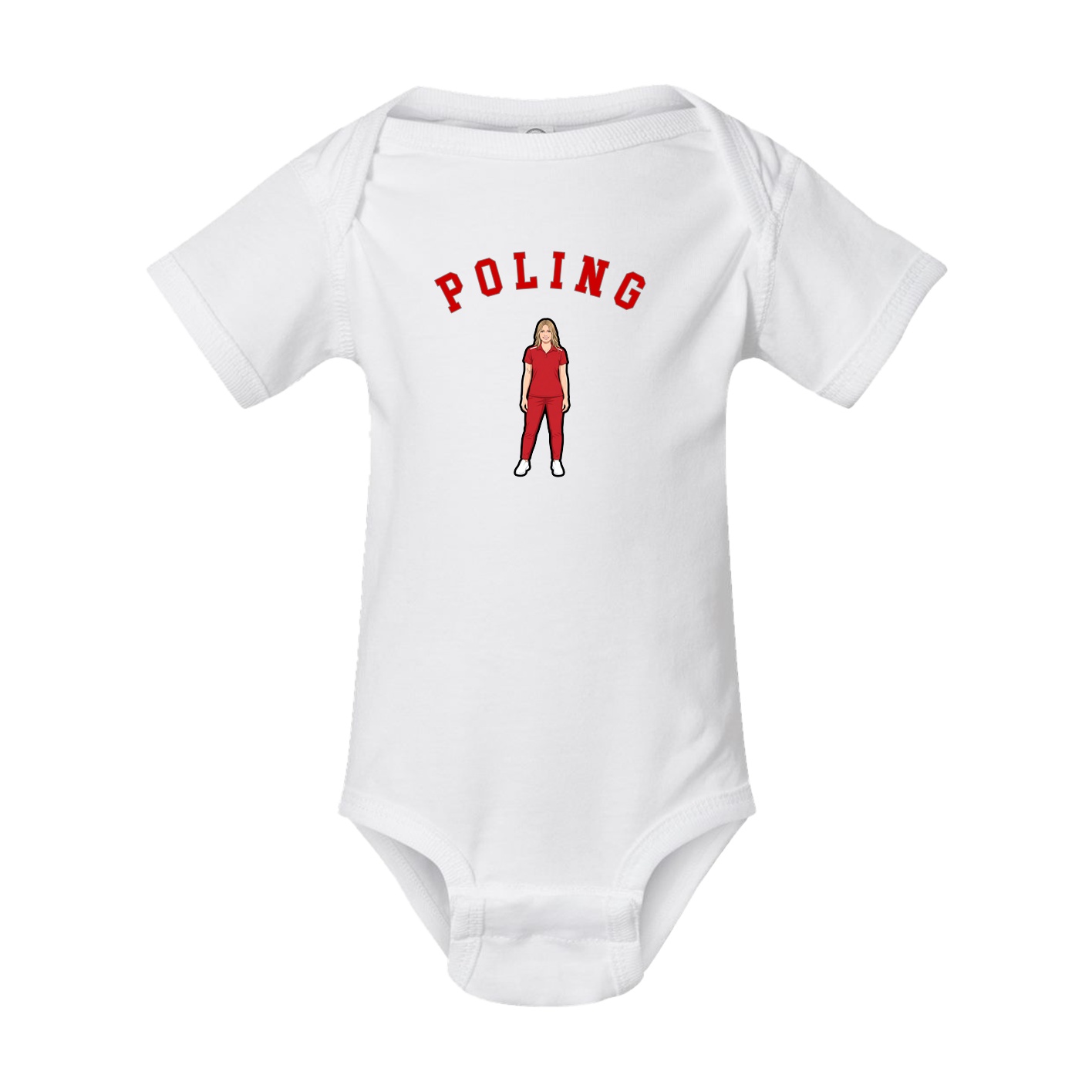Baby Onesie — Shirsey Arch in White