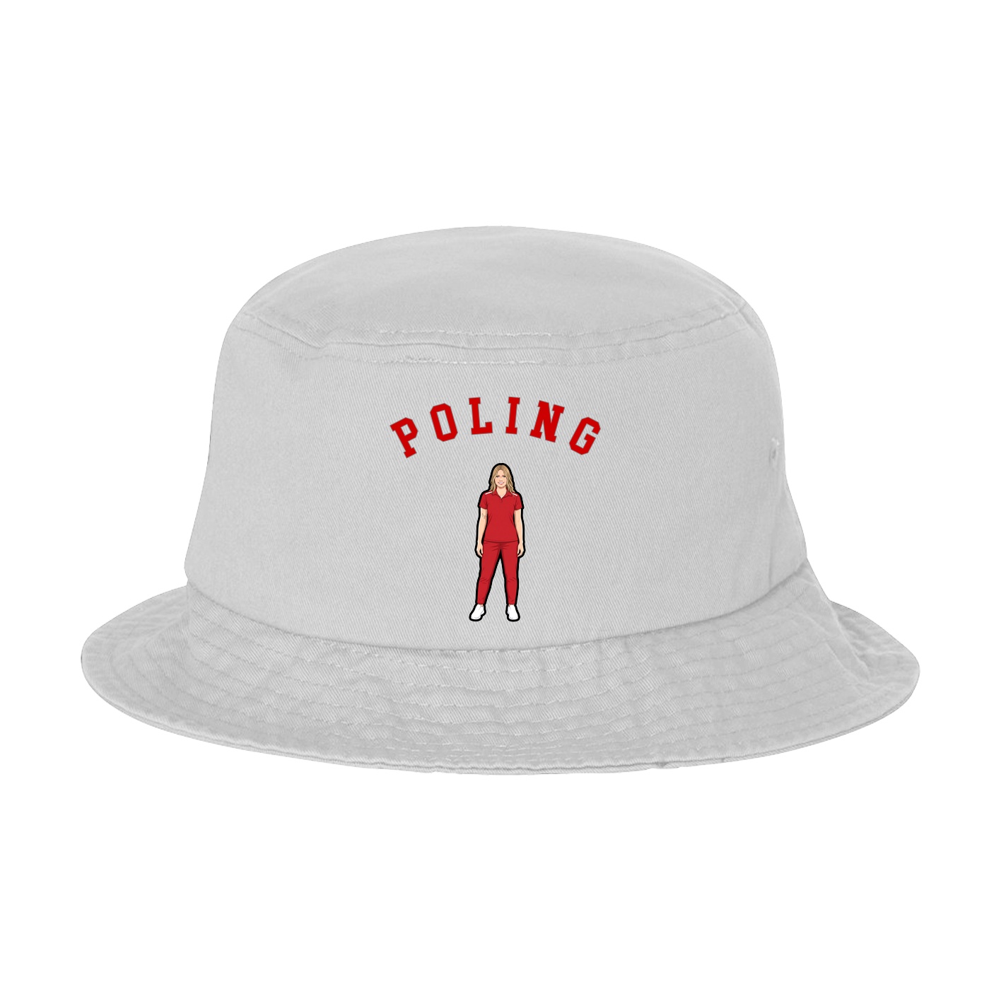 Bucket Cap — Shirsey Arch in White