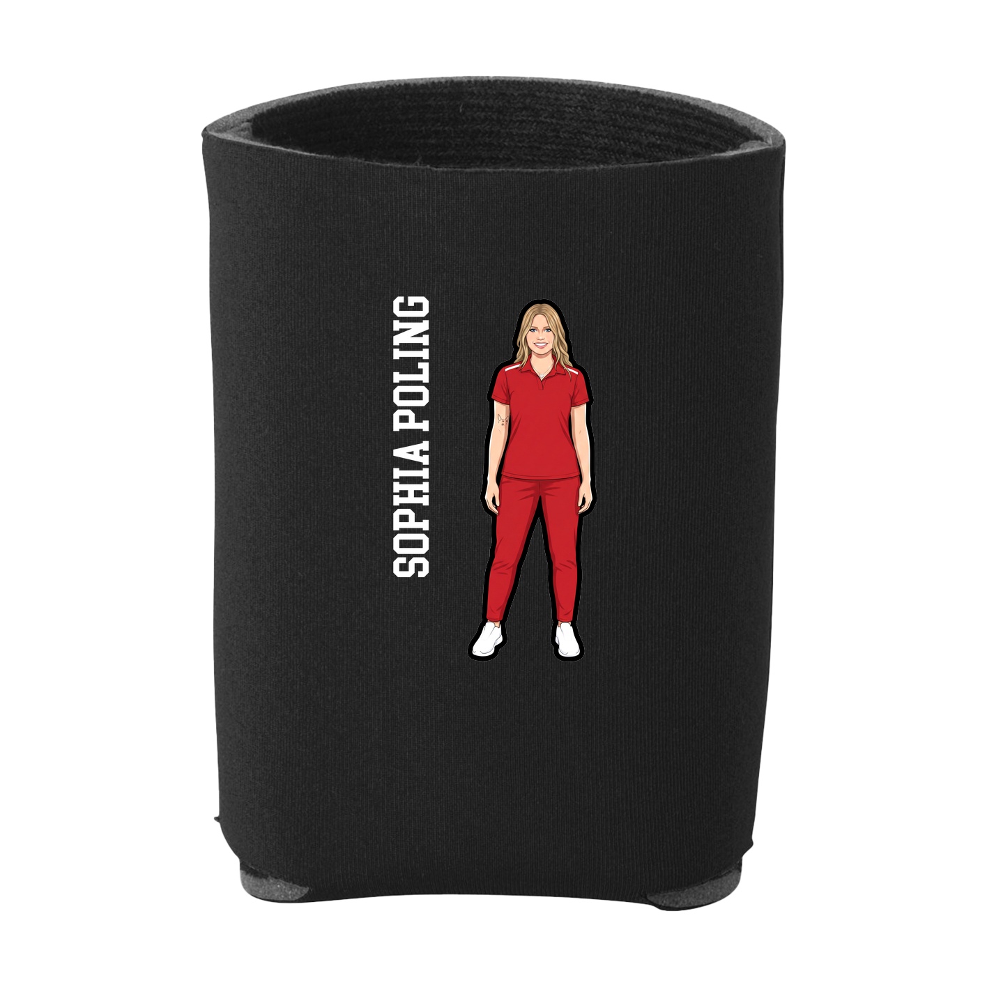 Can Holder — Name Vertical in Black