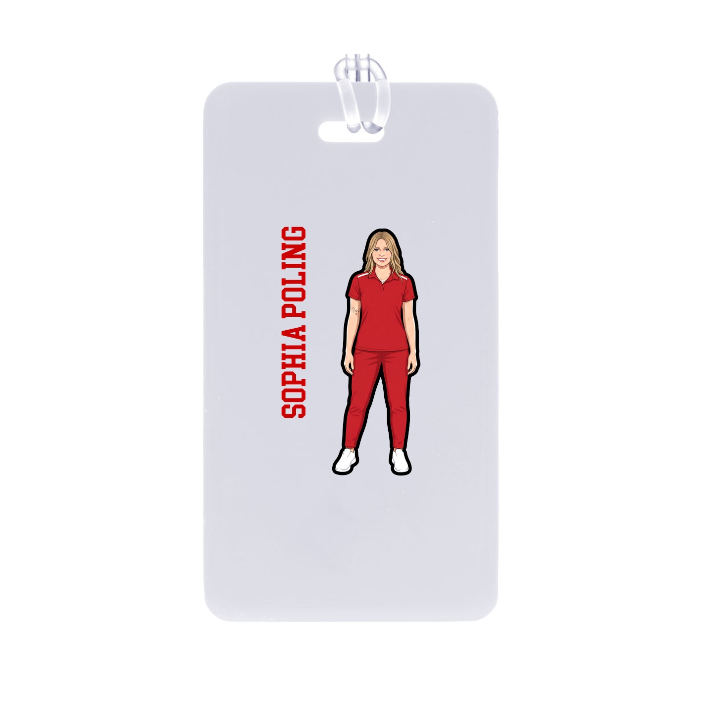 Bag Tag — Name Vertical in Classic