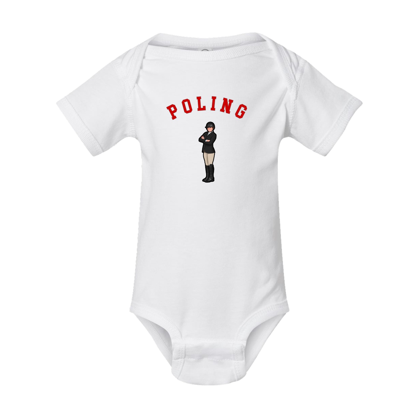 Baby Onesie — Shirsey Arch in White