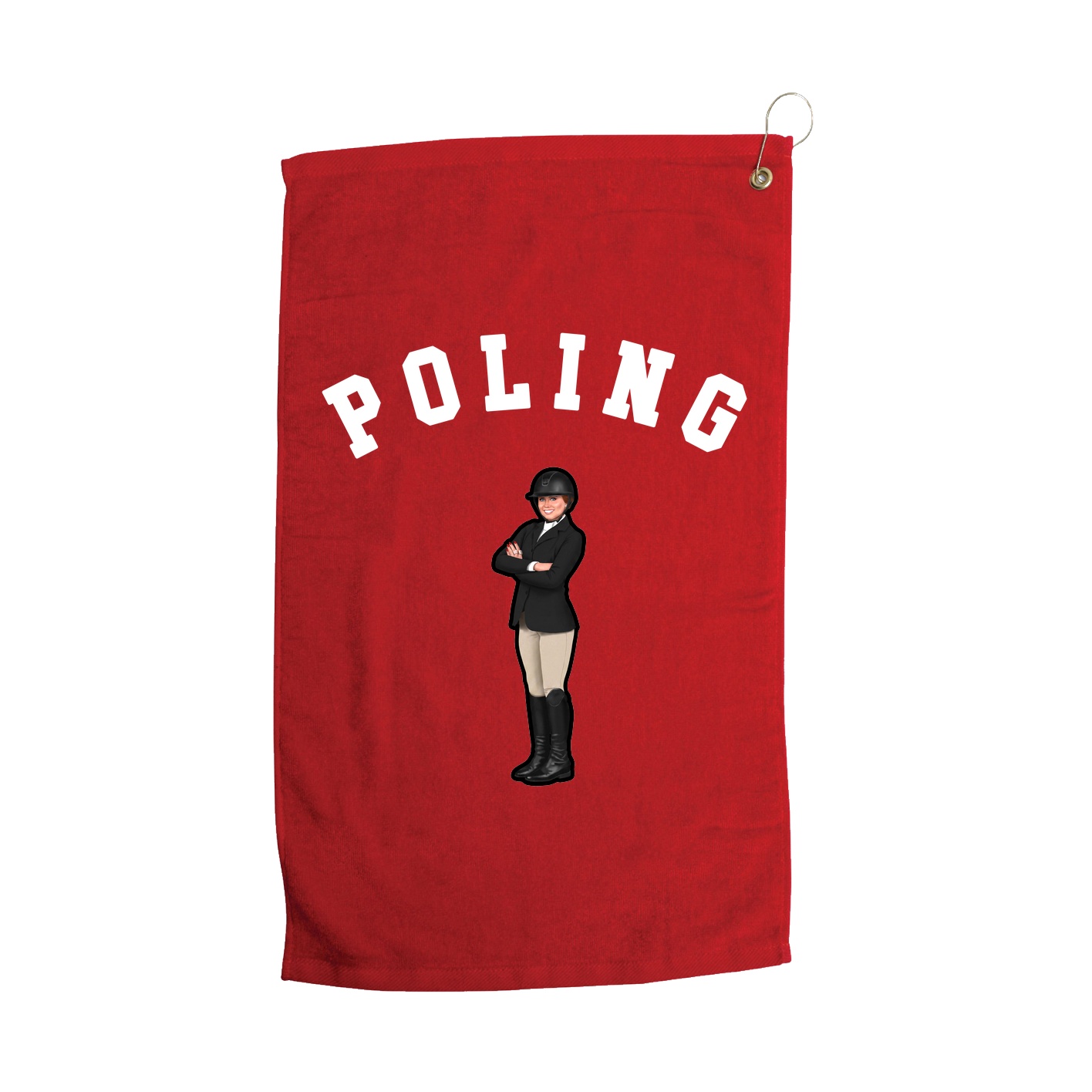 Golf Towel — Shirsey Arch in Red