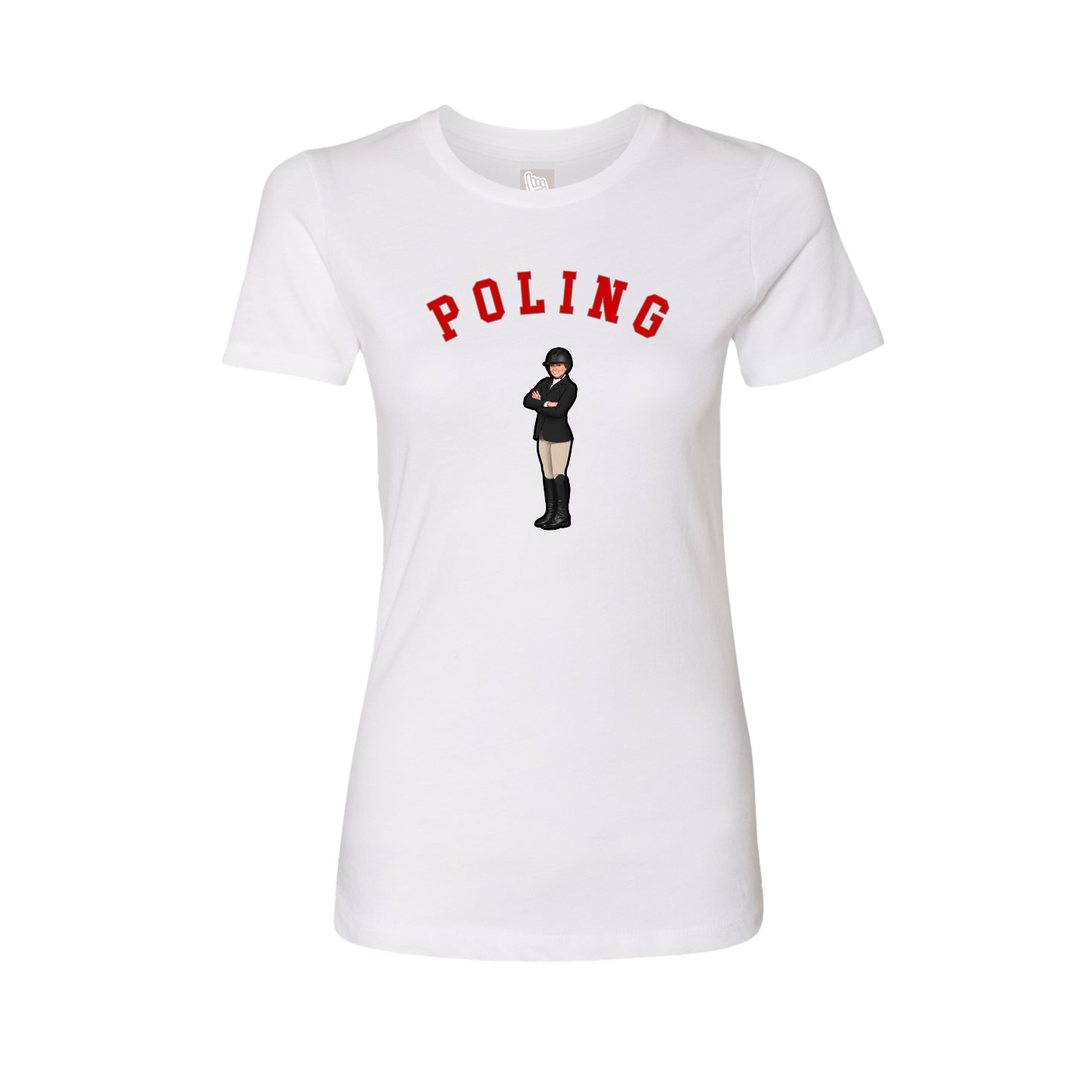 Womens Tee — Shirsey Arch in White