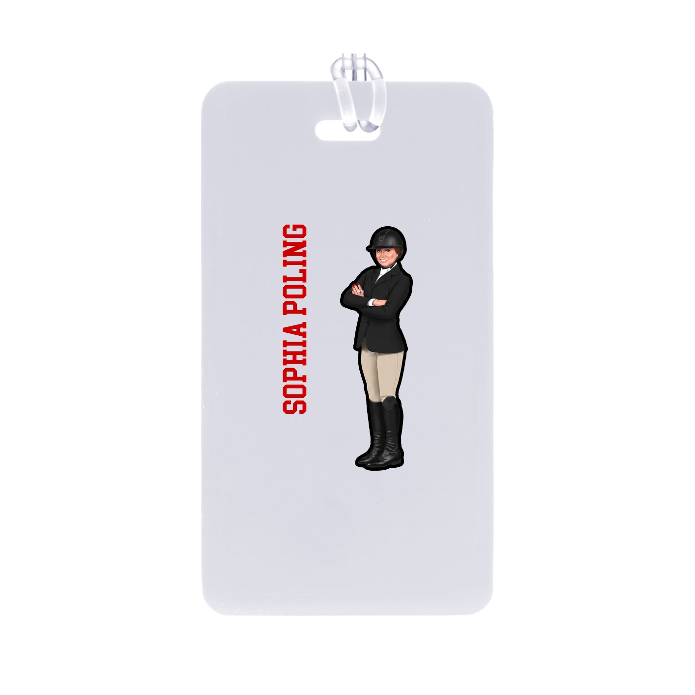 Bag Tag — Name Vertical in Classic