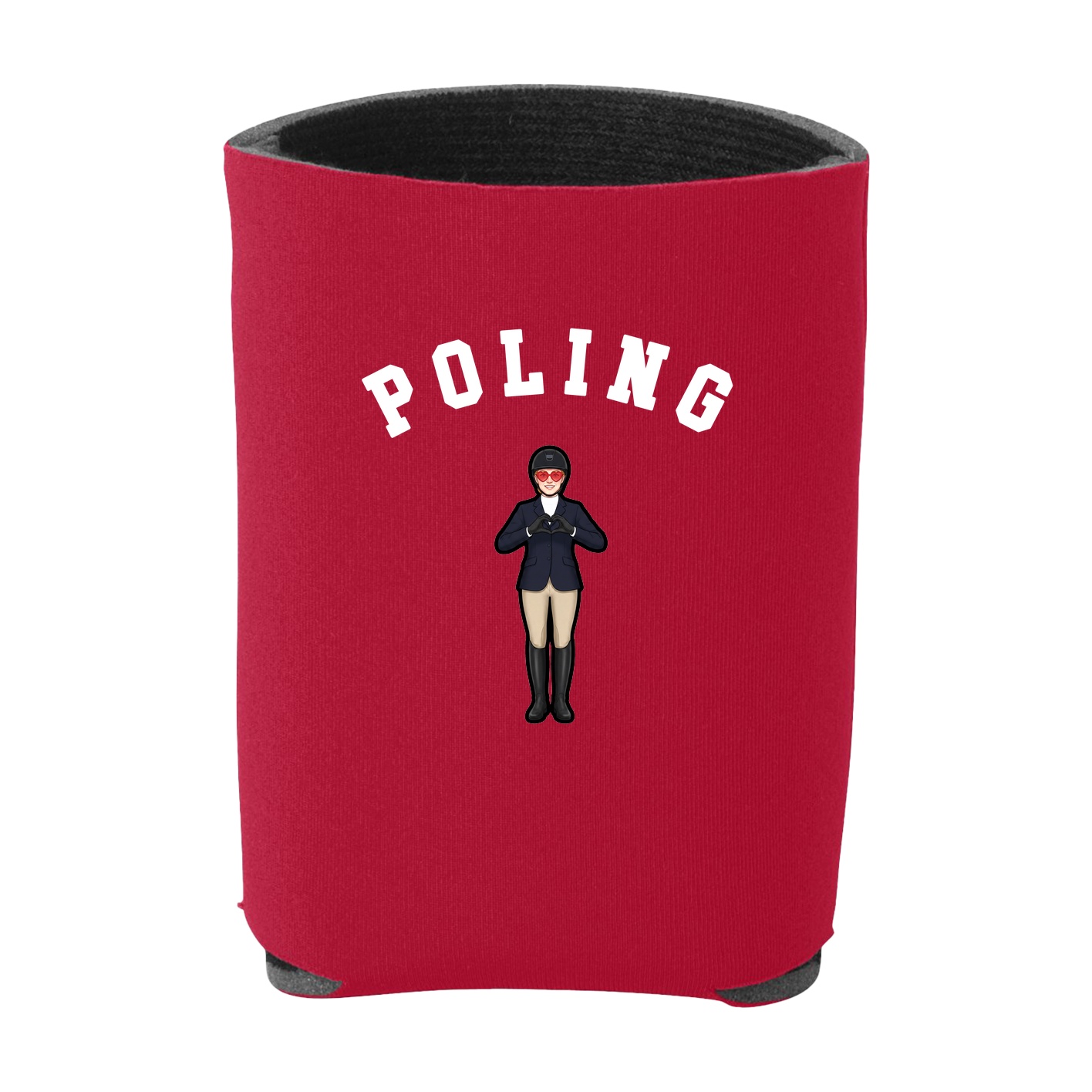 Can Holder — Shirsey Arch in Red