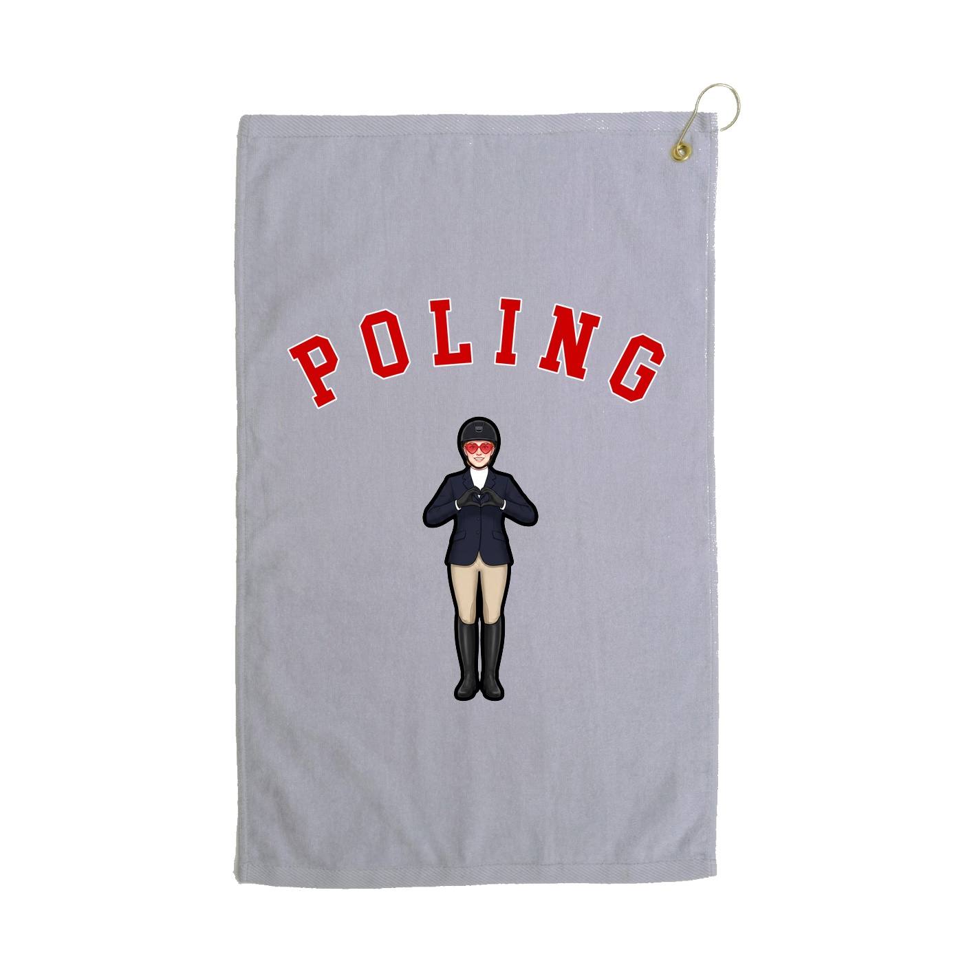 Golf Towel — Shirsey Arch in Grey