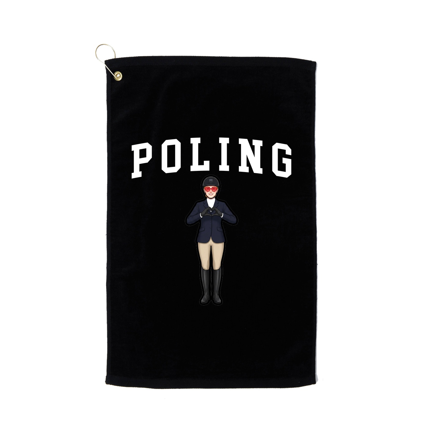 Golf Towel — Shirsey in Black