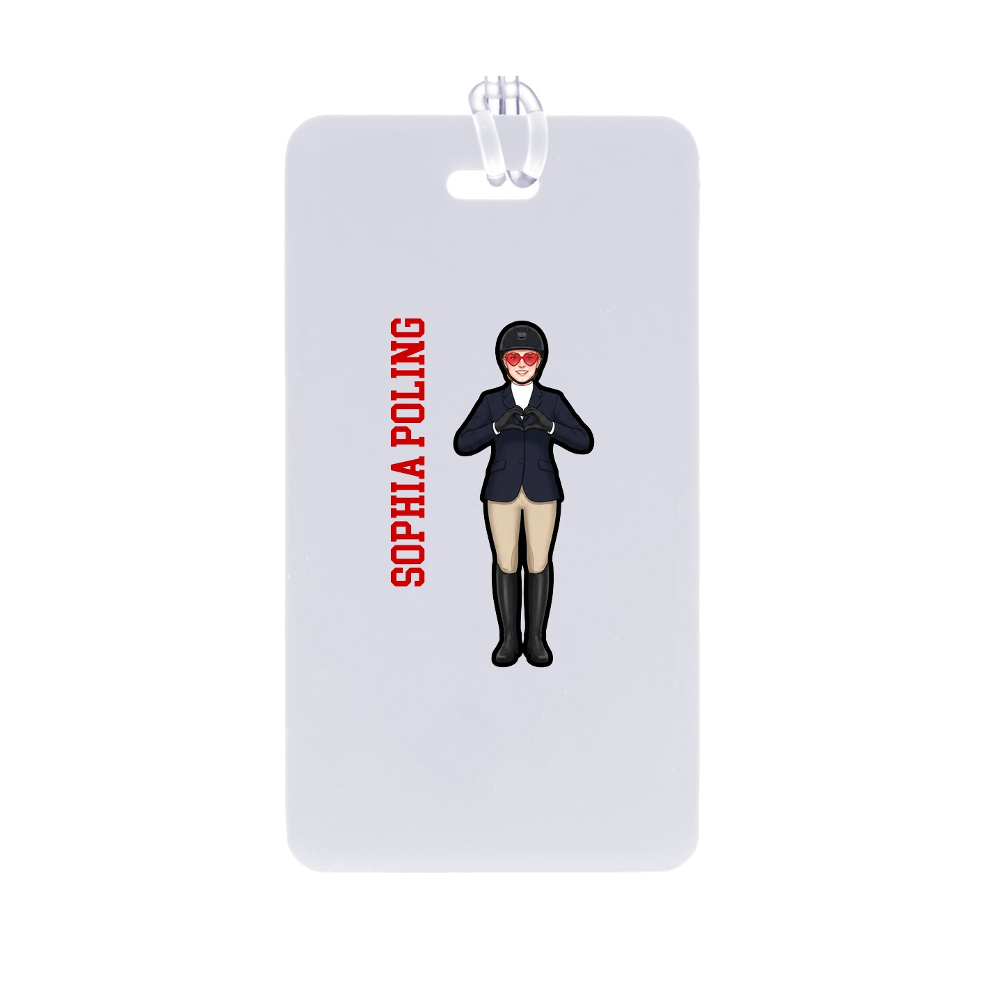 Bag Tag — Name Vertical in Classic
