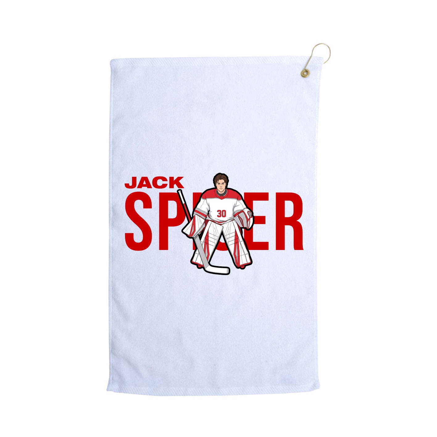 Golf Towel — Player Name in White