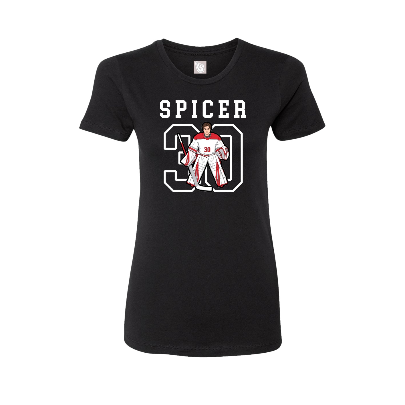 Fitted Women's Tee — Shirsey in Black