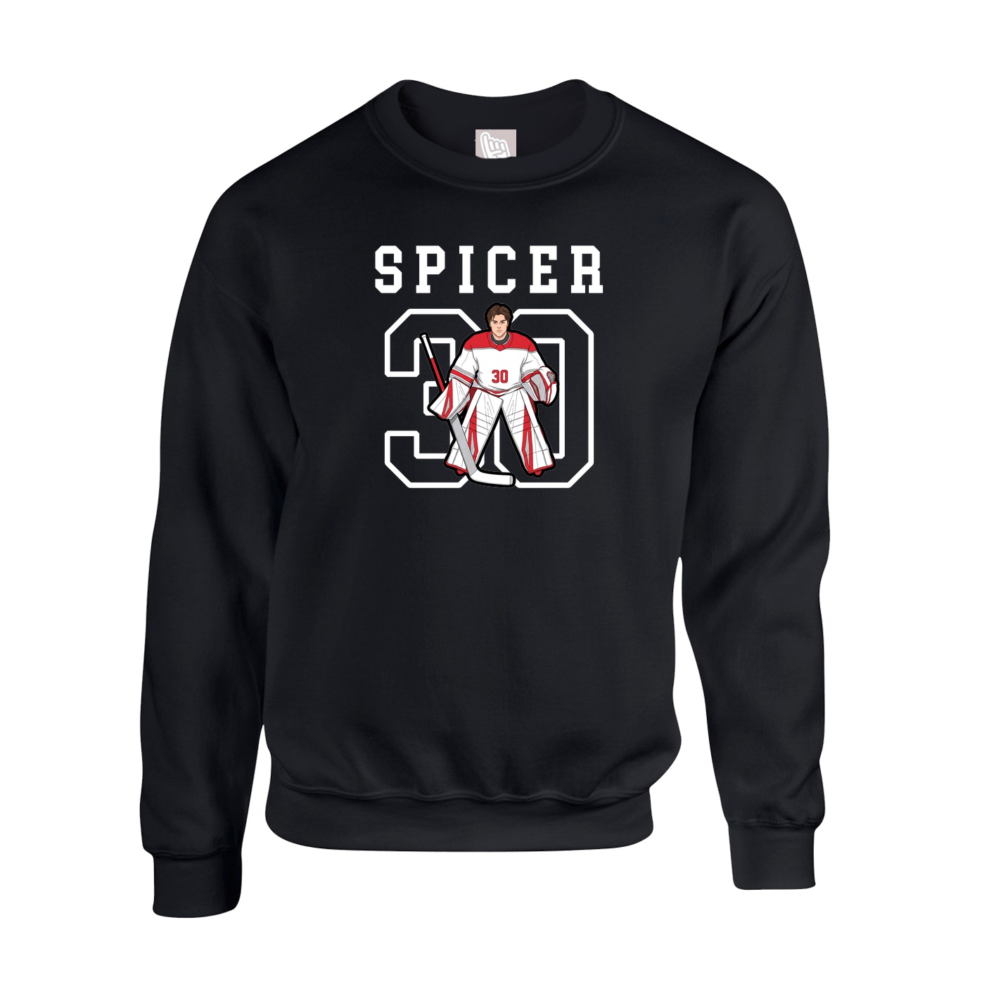 Fleece Crew — Shirsey in Black