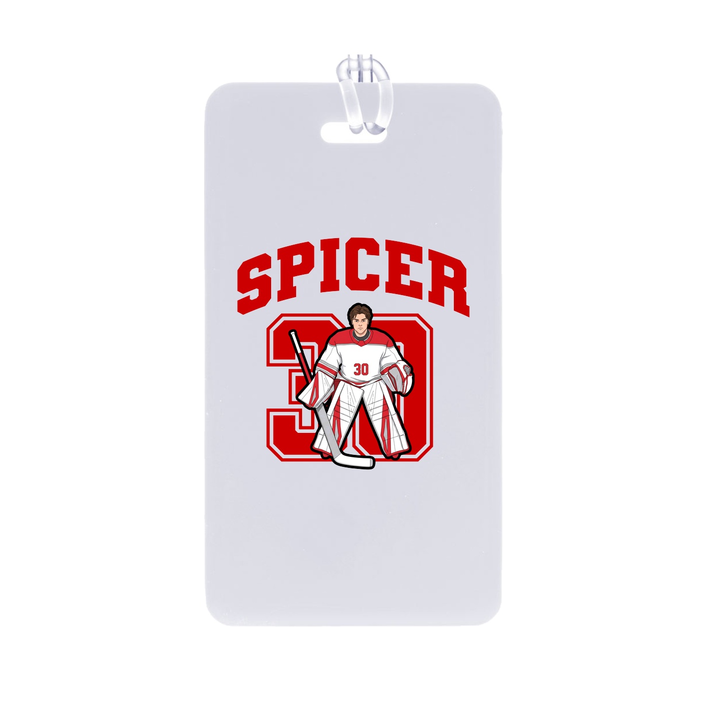 Bag Tag — Number in Classic