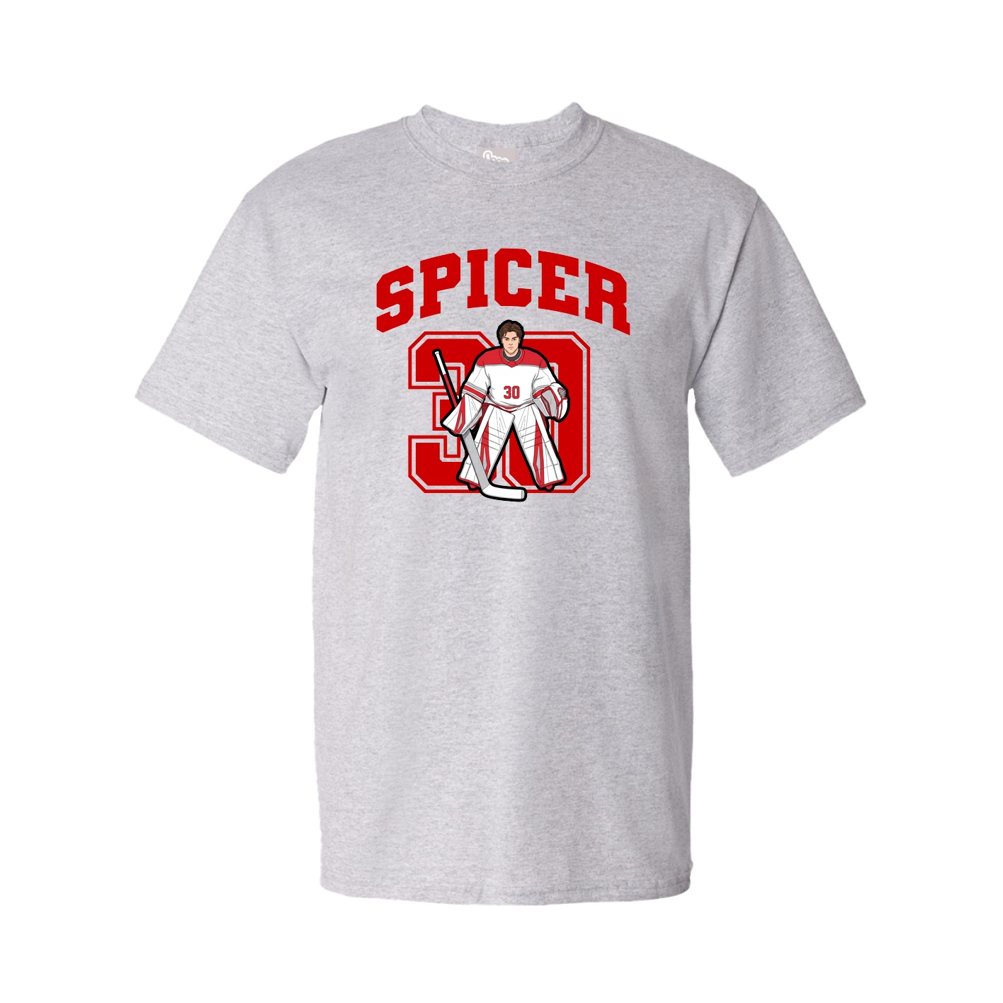 Tee — Number in Grey