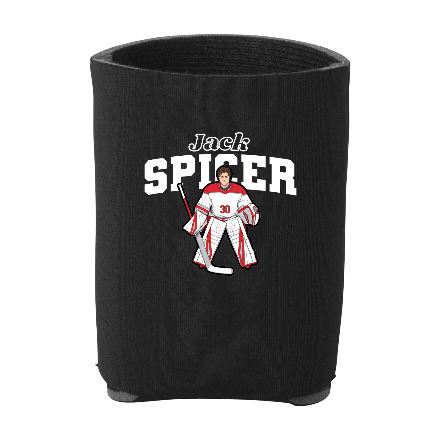 Can Holder — Name Arch in Black