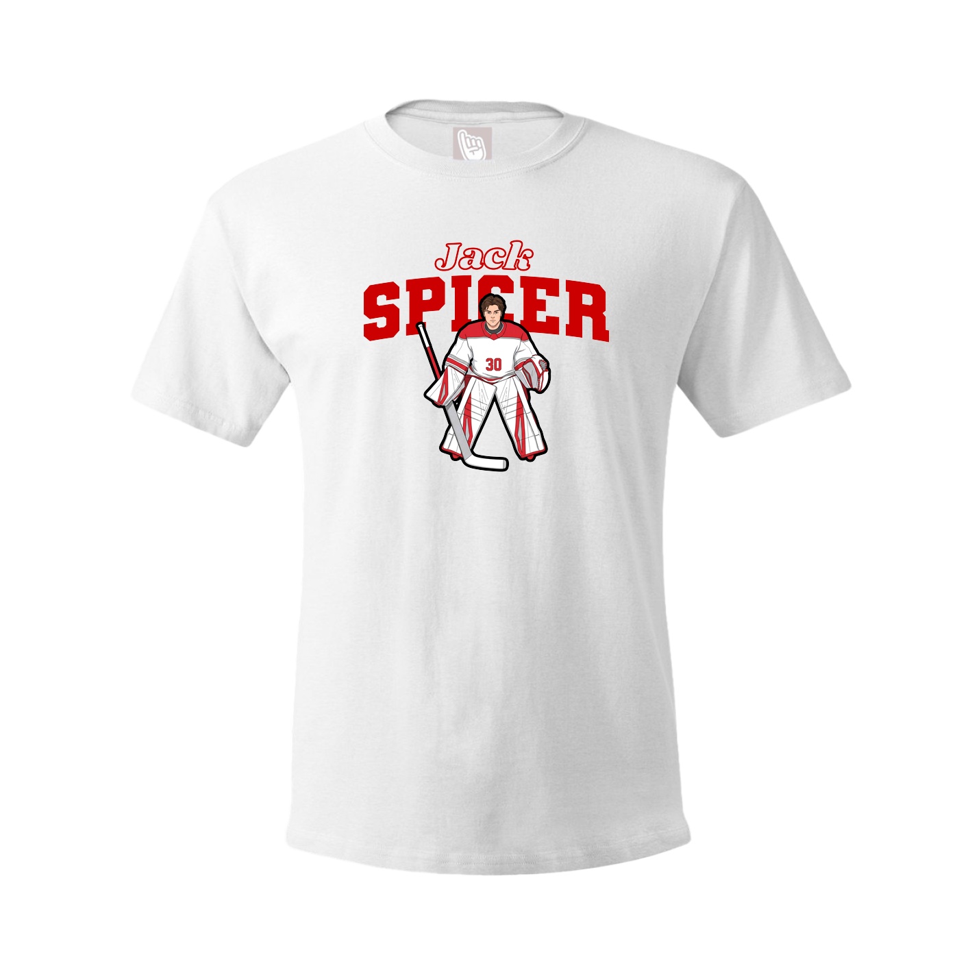 Tee — Name Arch in White