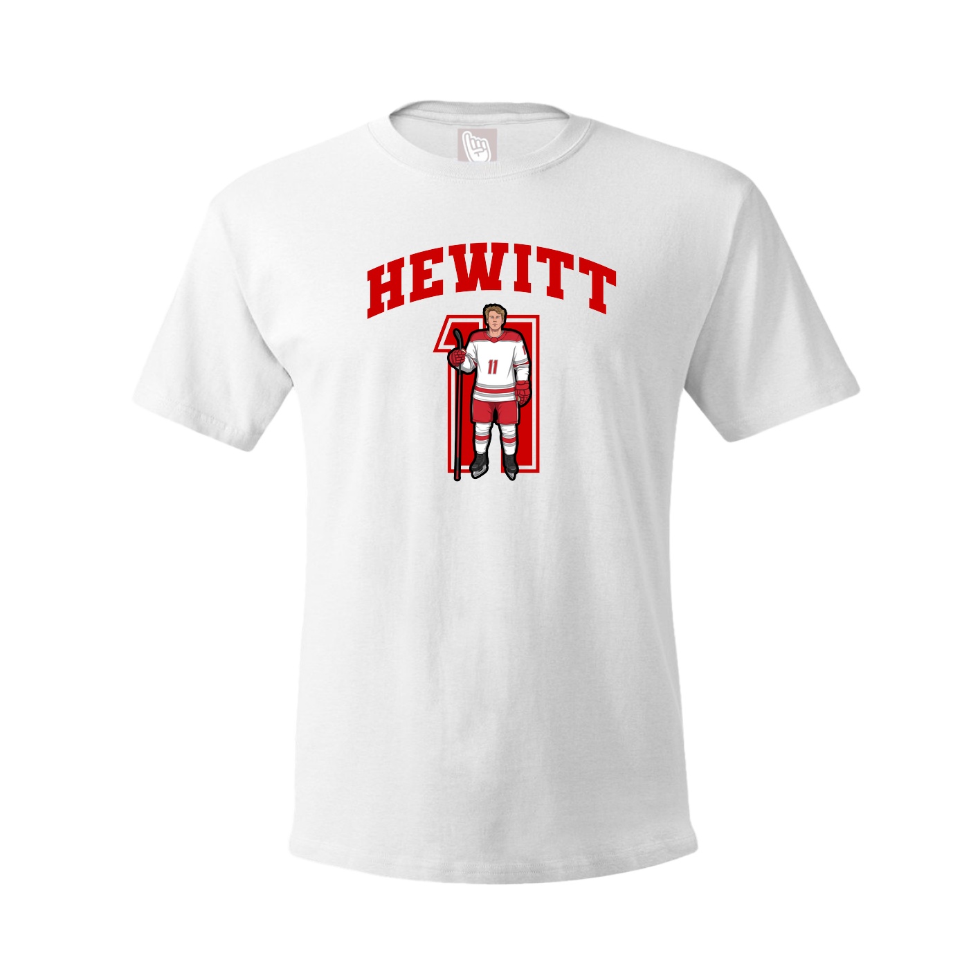 Tee — Number in White