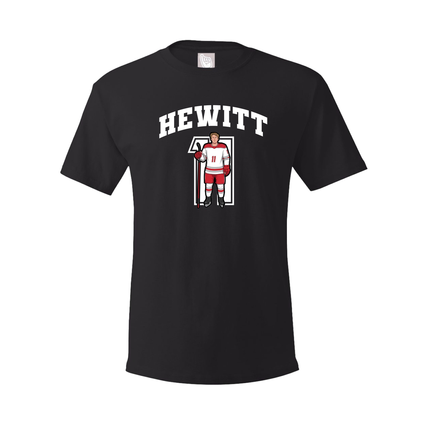 Youth Tee — Number in Black
