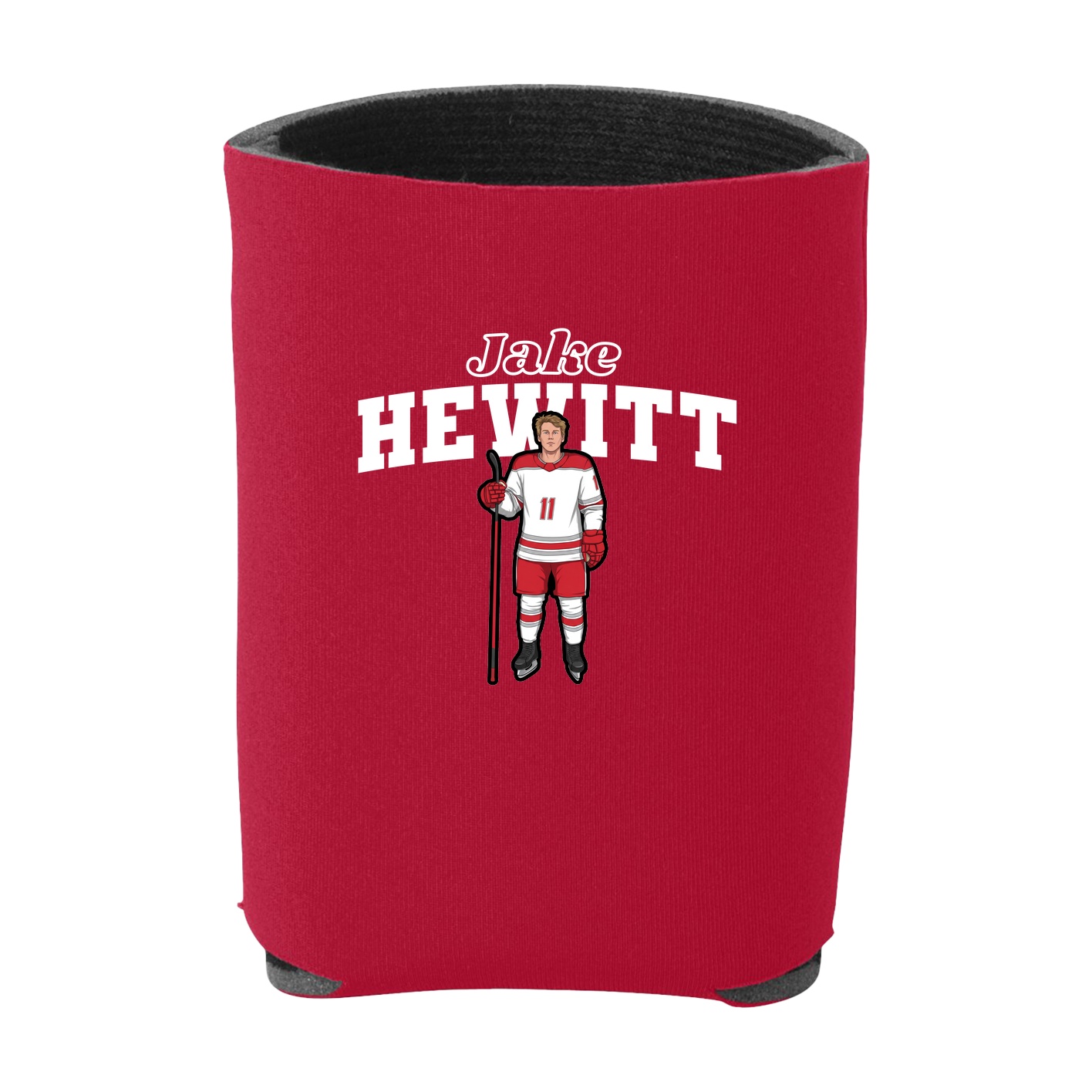 Can Holder — Name Arch in Red