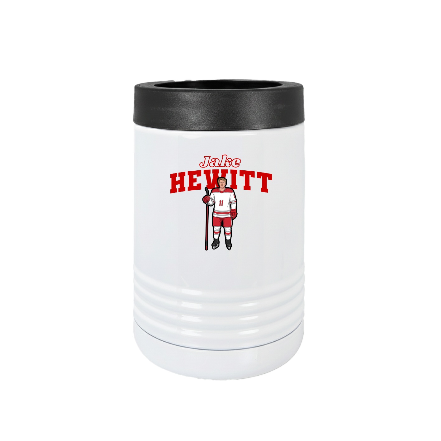 Beverage Holder — Name Arch in White