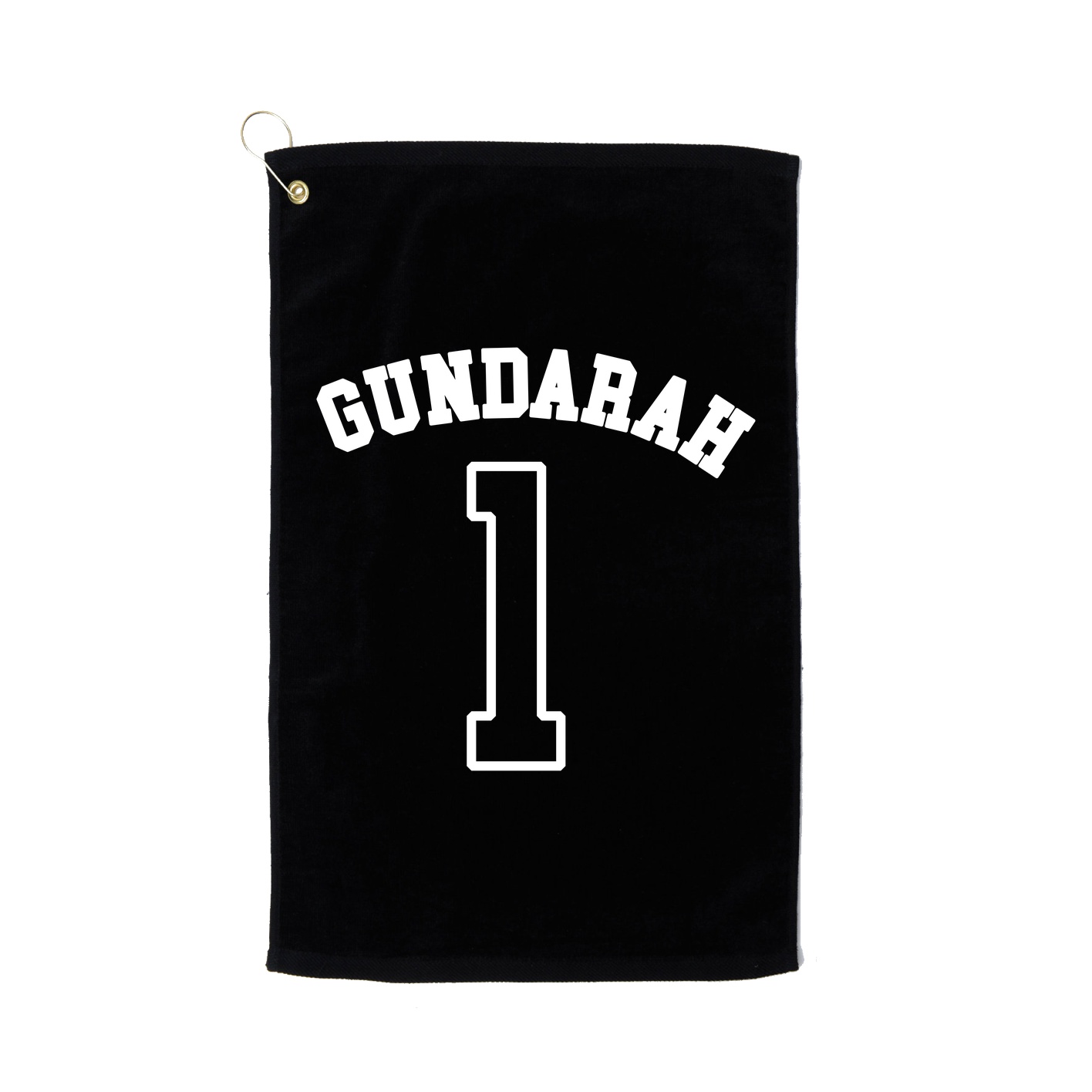 Golf Towel — Shirsey Arch in Black