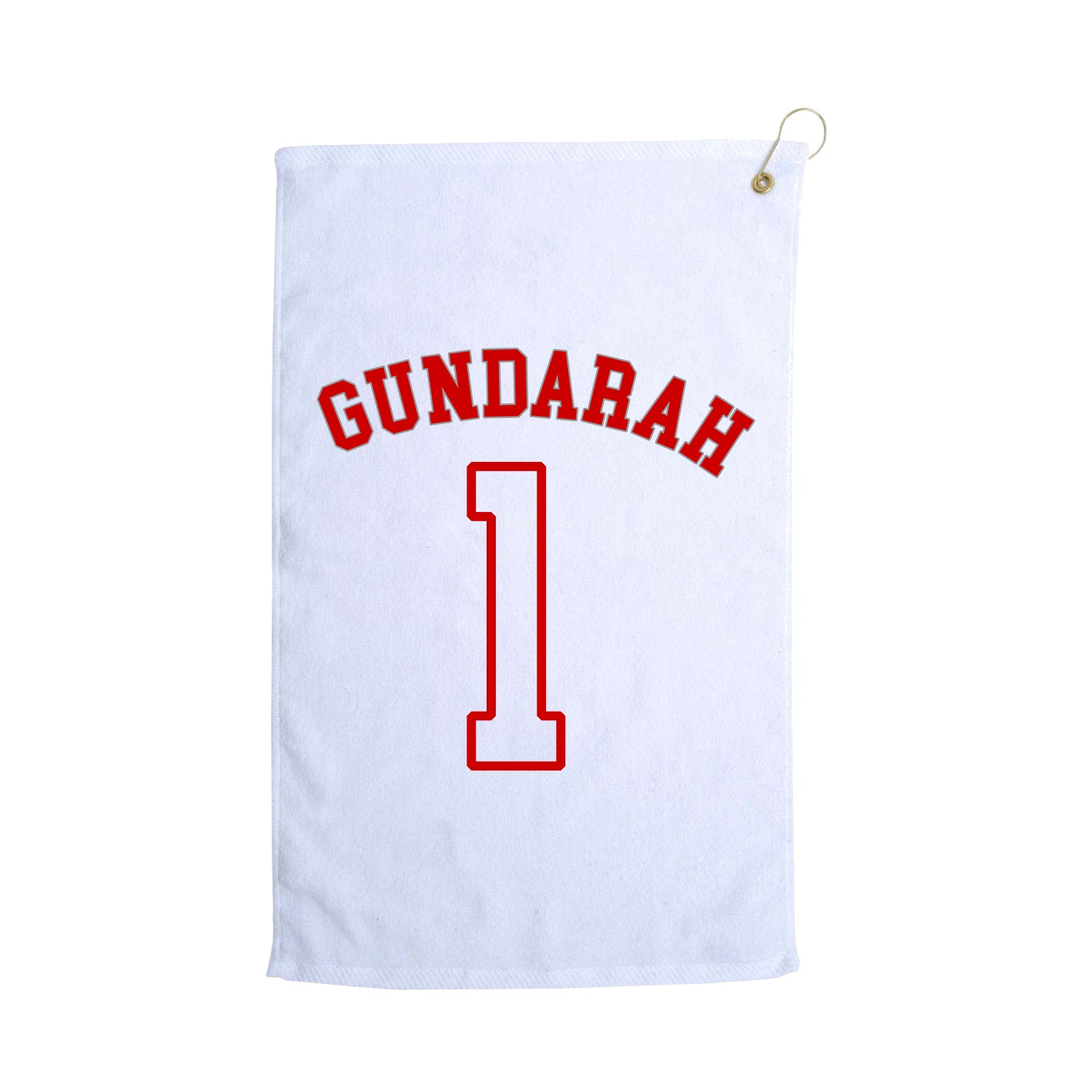 Golf Towel — Shirsey Arch in White