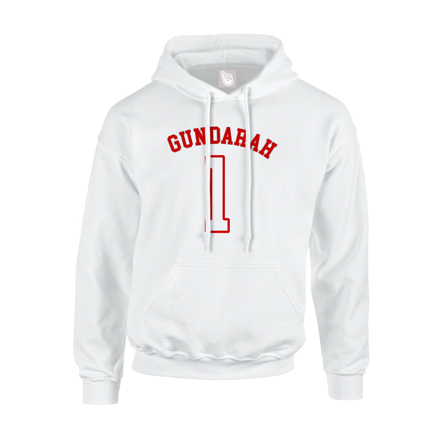 Hoodie — Shirsey Arch in White