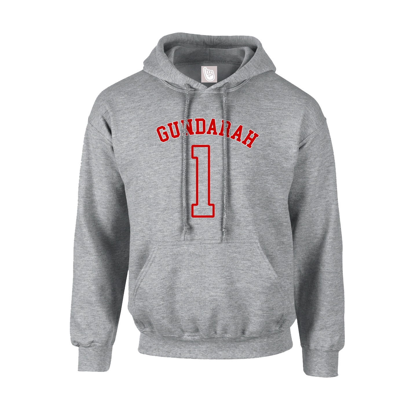 Youth Hoodie — Shirsey Arch in Grey
