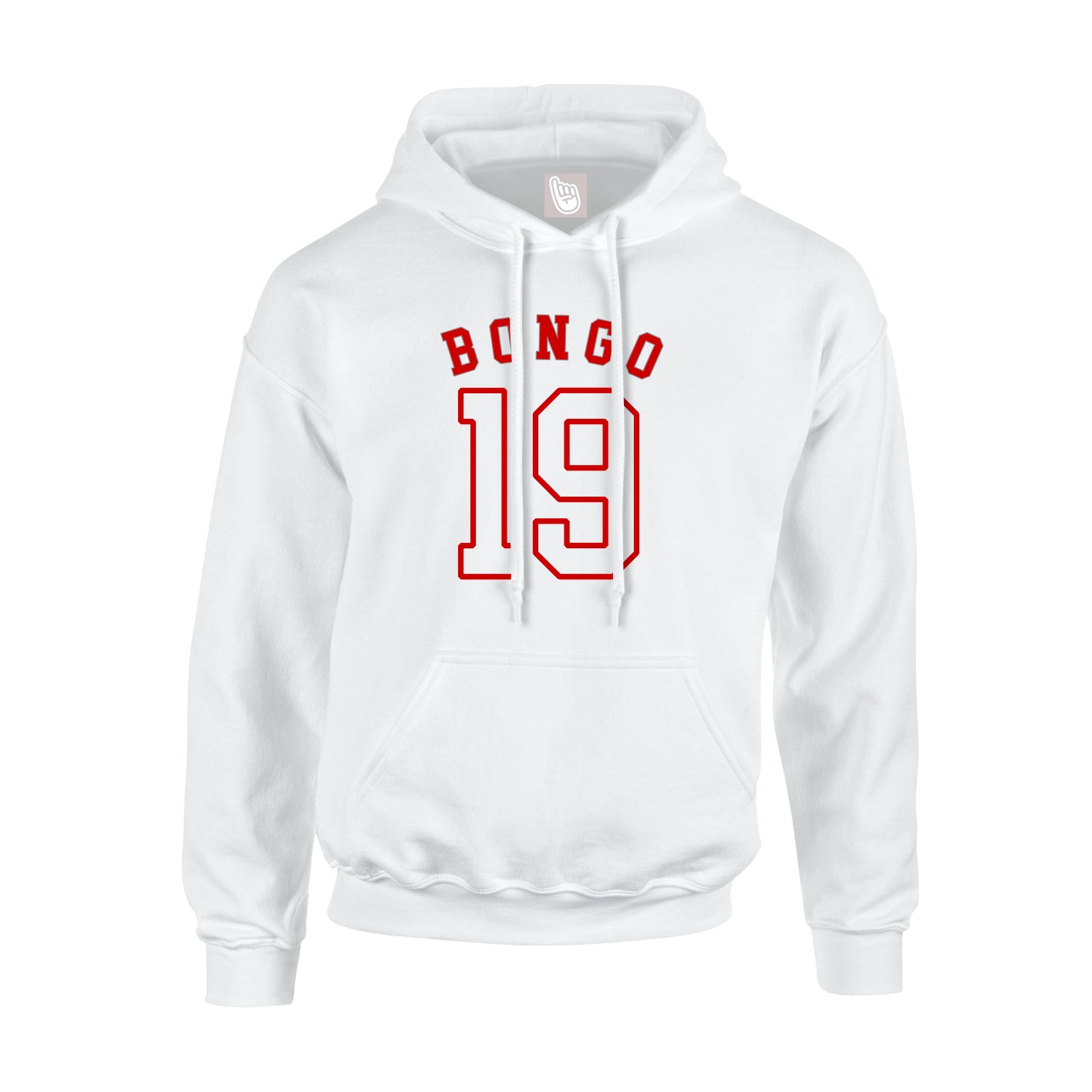 Youth Hoodie — Shirsey Arch in White