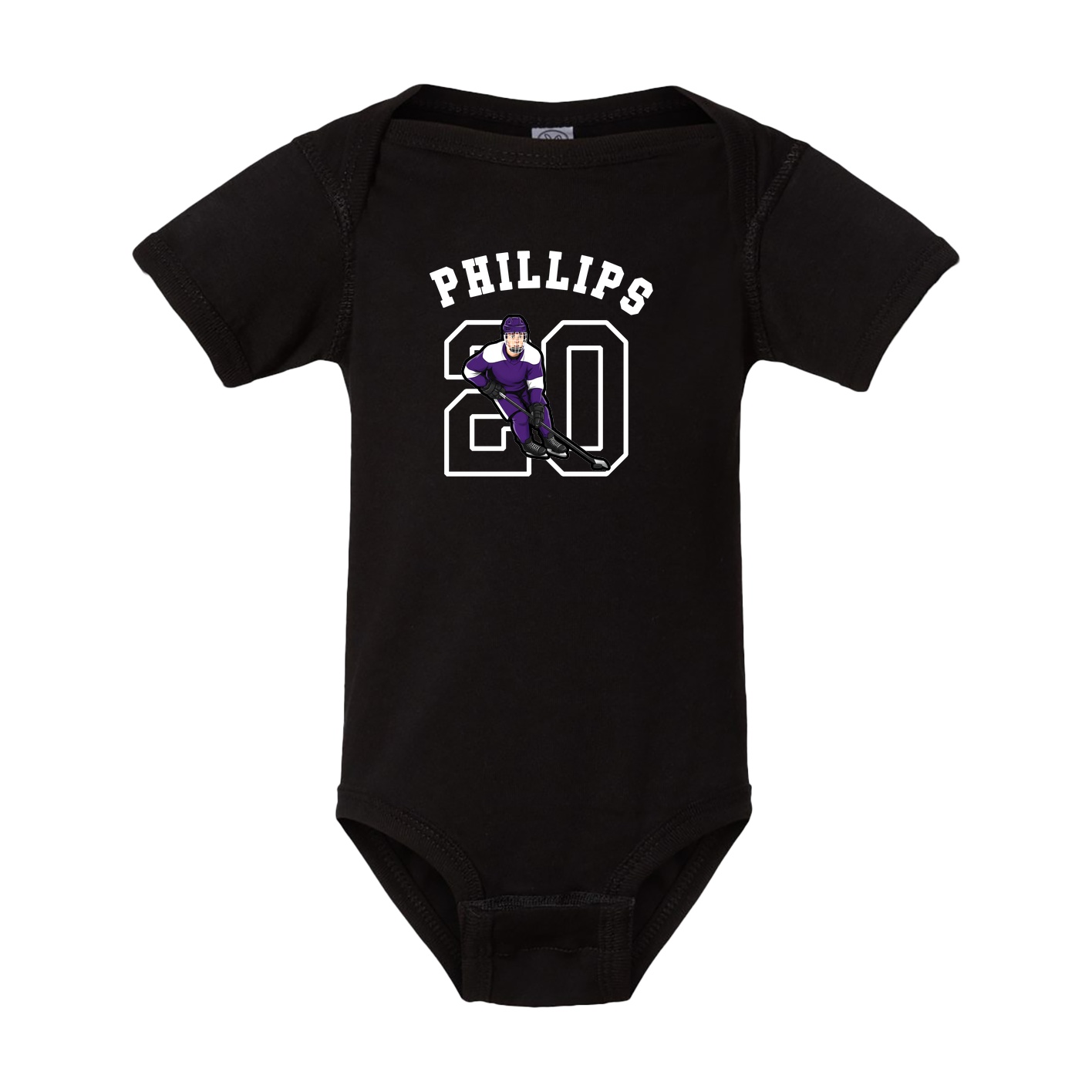 Baby Onesie — Shirsey Arch in Black