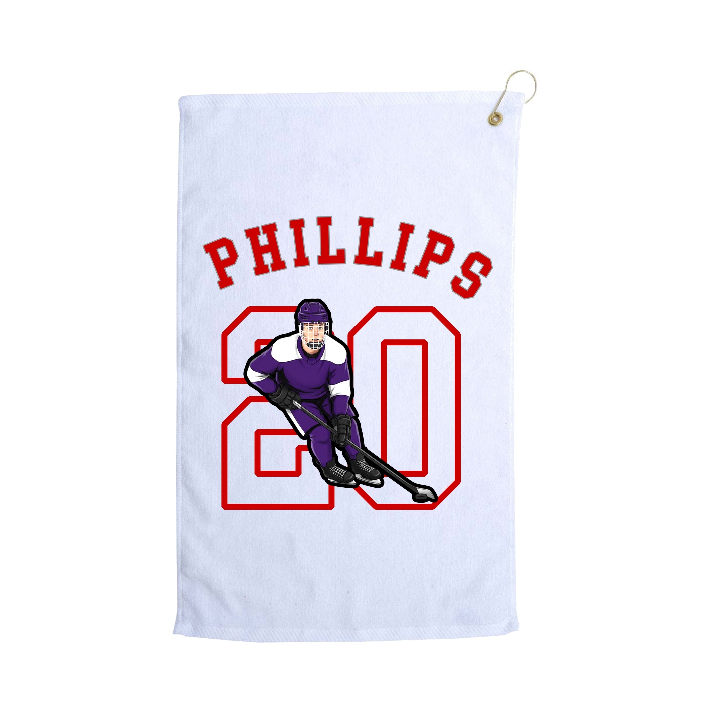 Golf Towel — Shirsey Arch in White