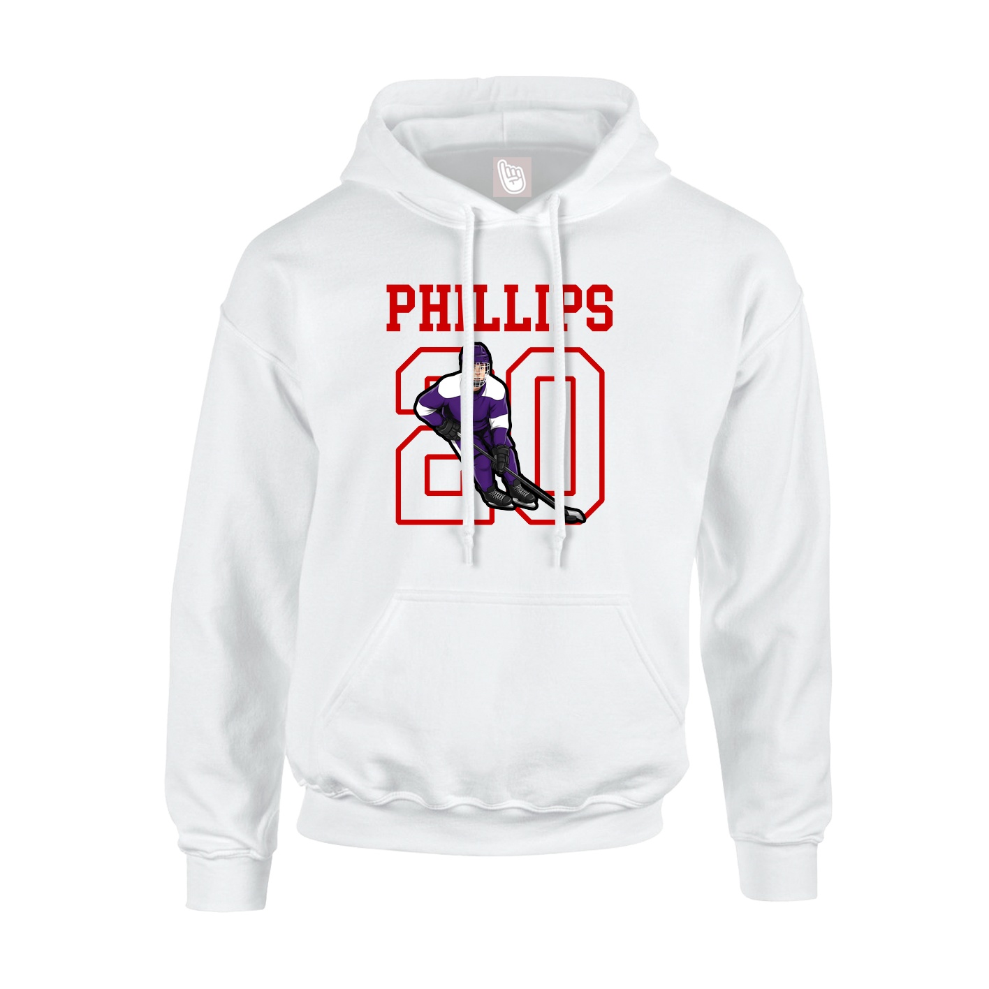 Youth Hoodie — Shirsey in White