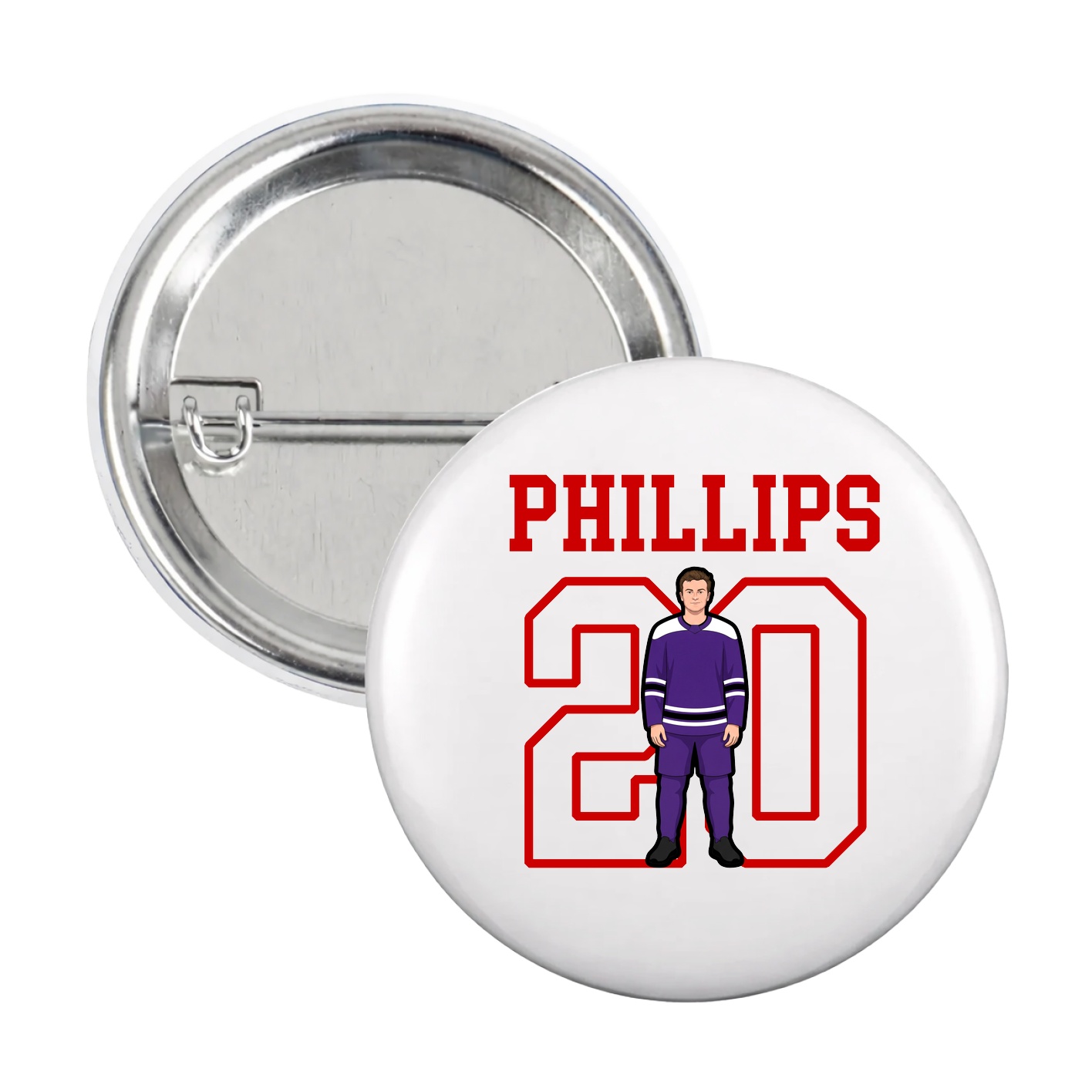 Game Day Button — Shirsey in White