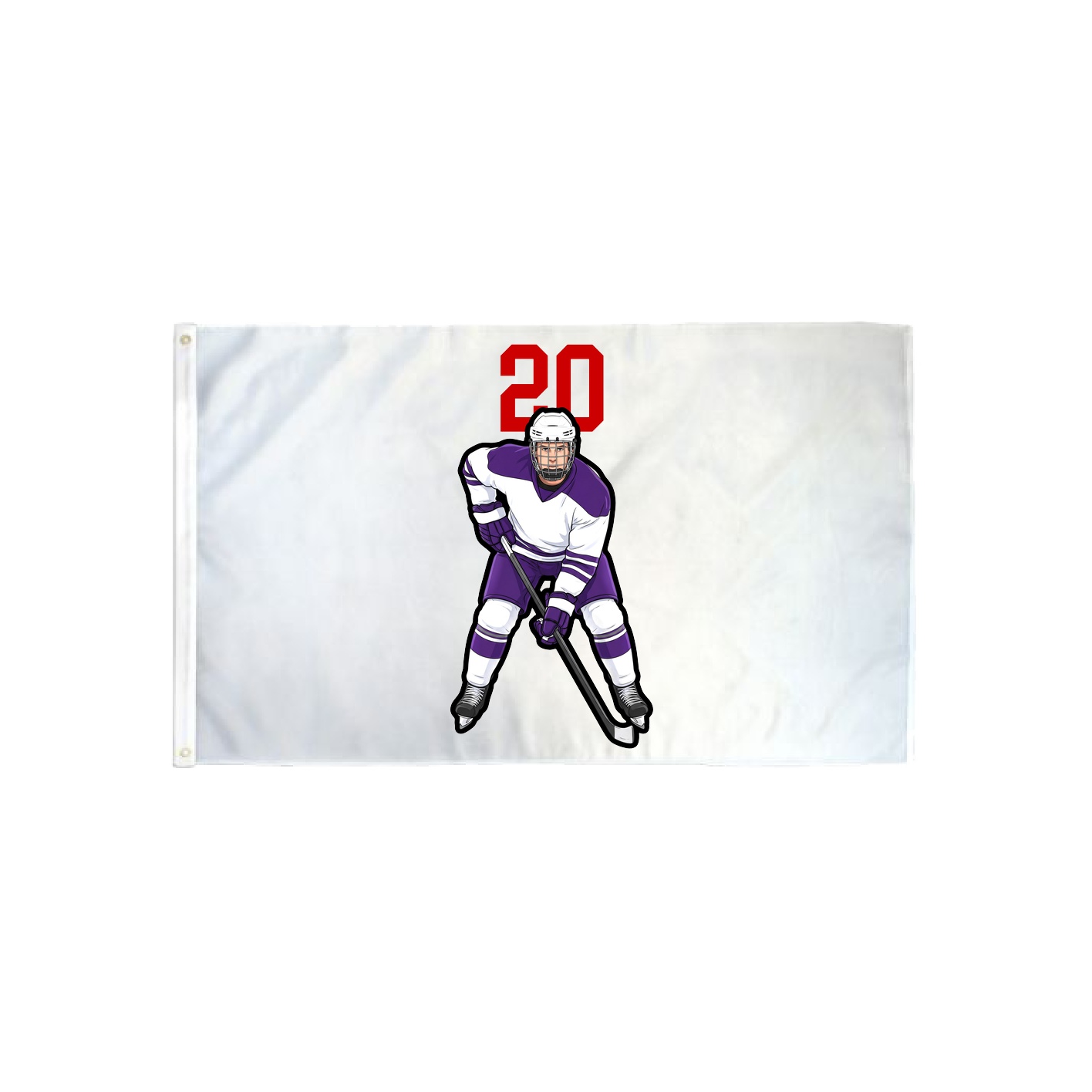 3x5 Flag — Number Top in Classic