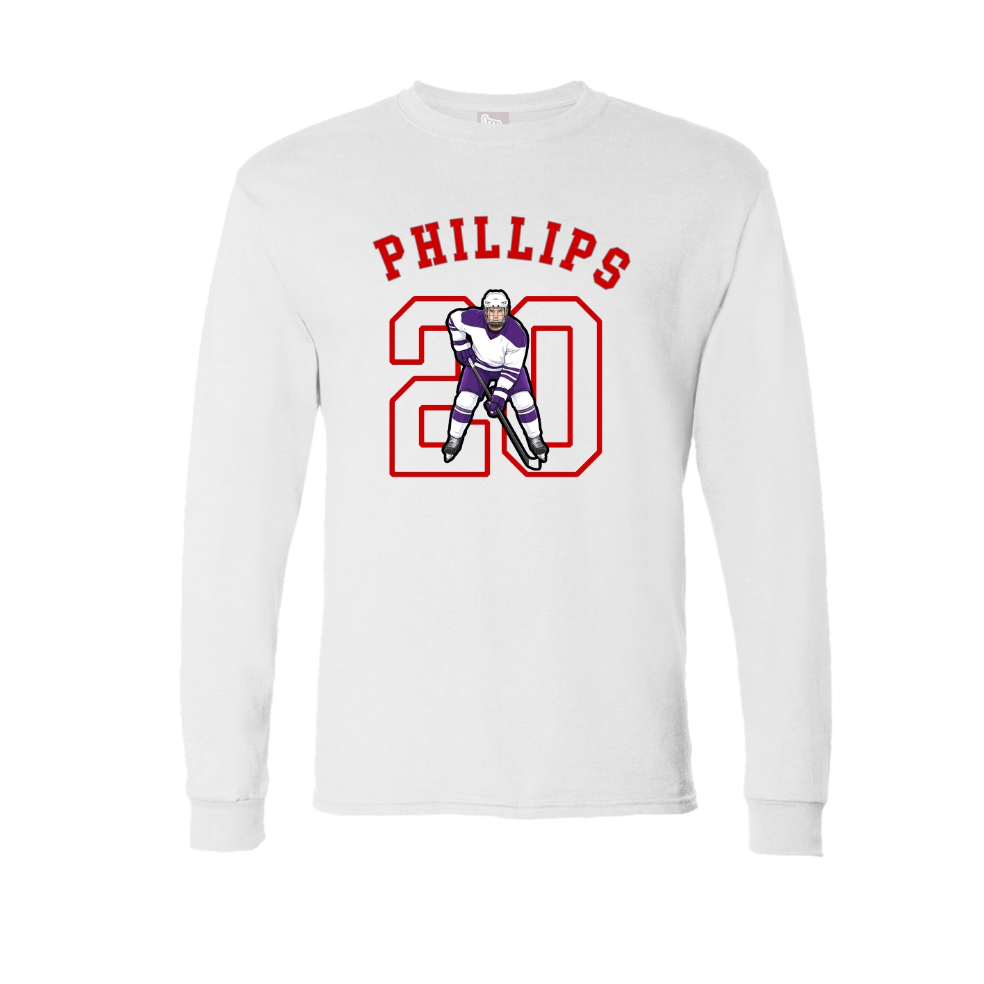 Long Sleeve Tee — Shirsey Arch in White
