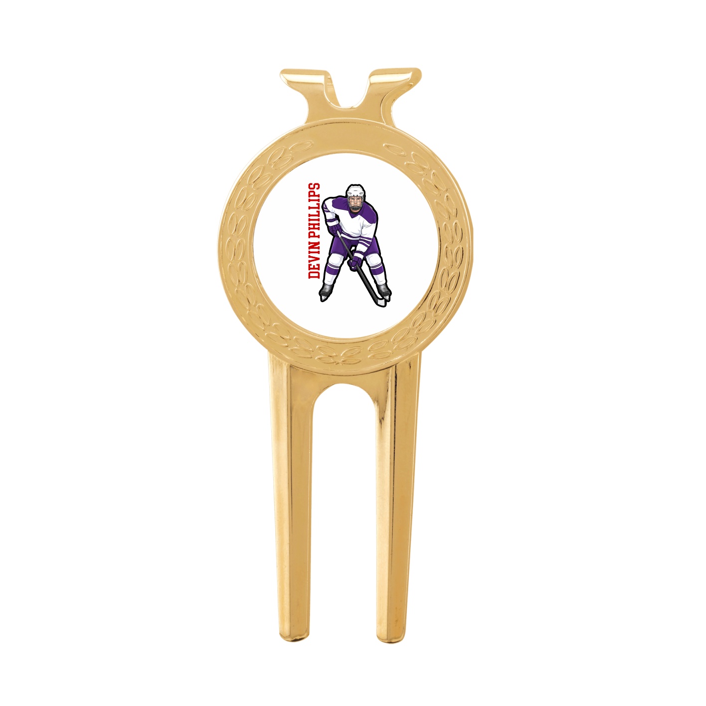 Divot Tool with Ball Marker — Name Vertical in Classic
