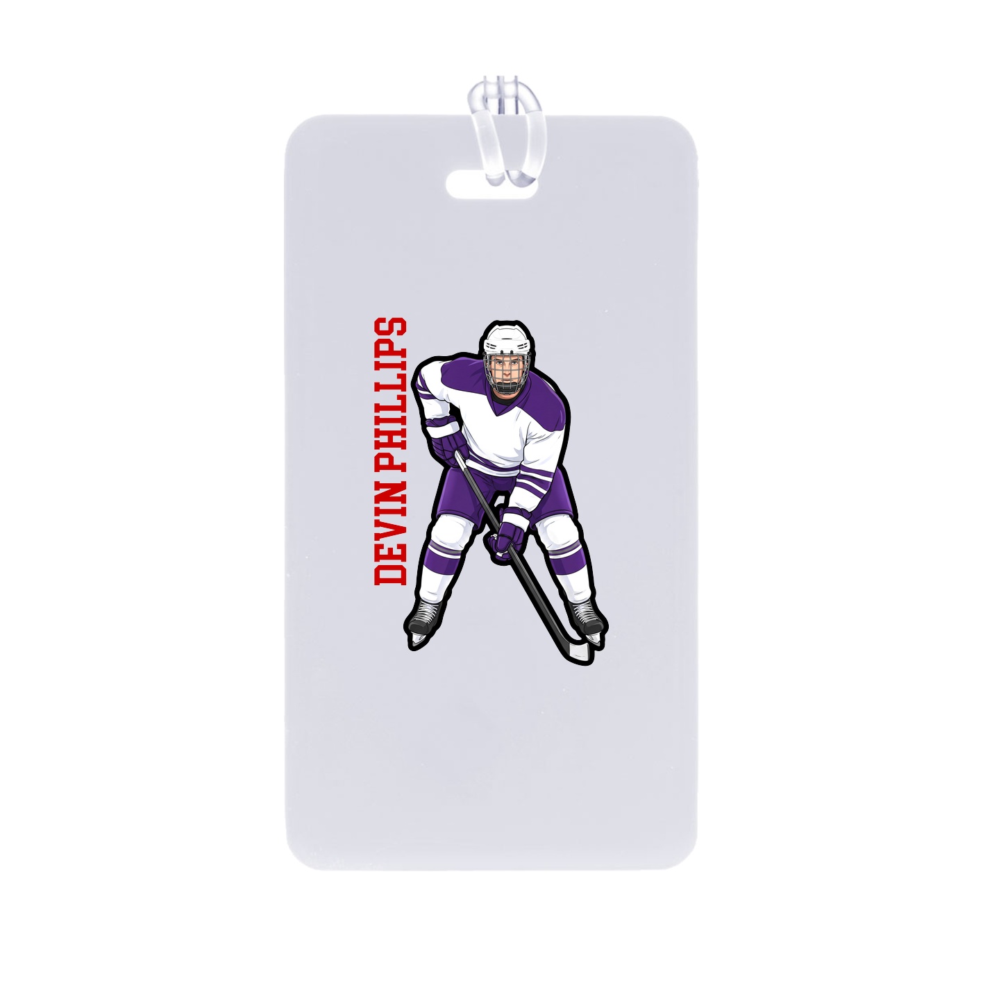 Bag Tag — Name Vertical in Classic