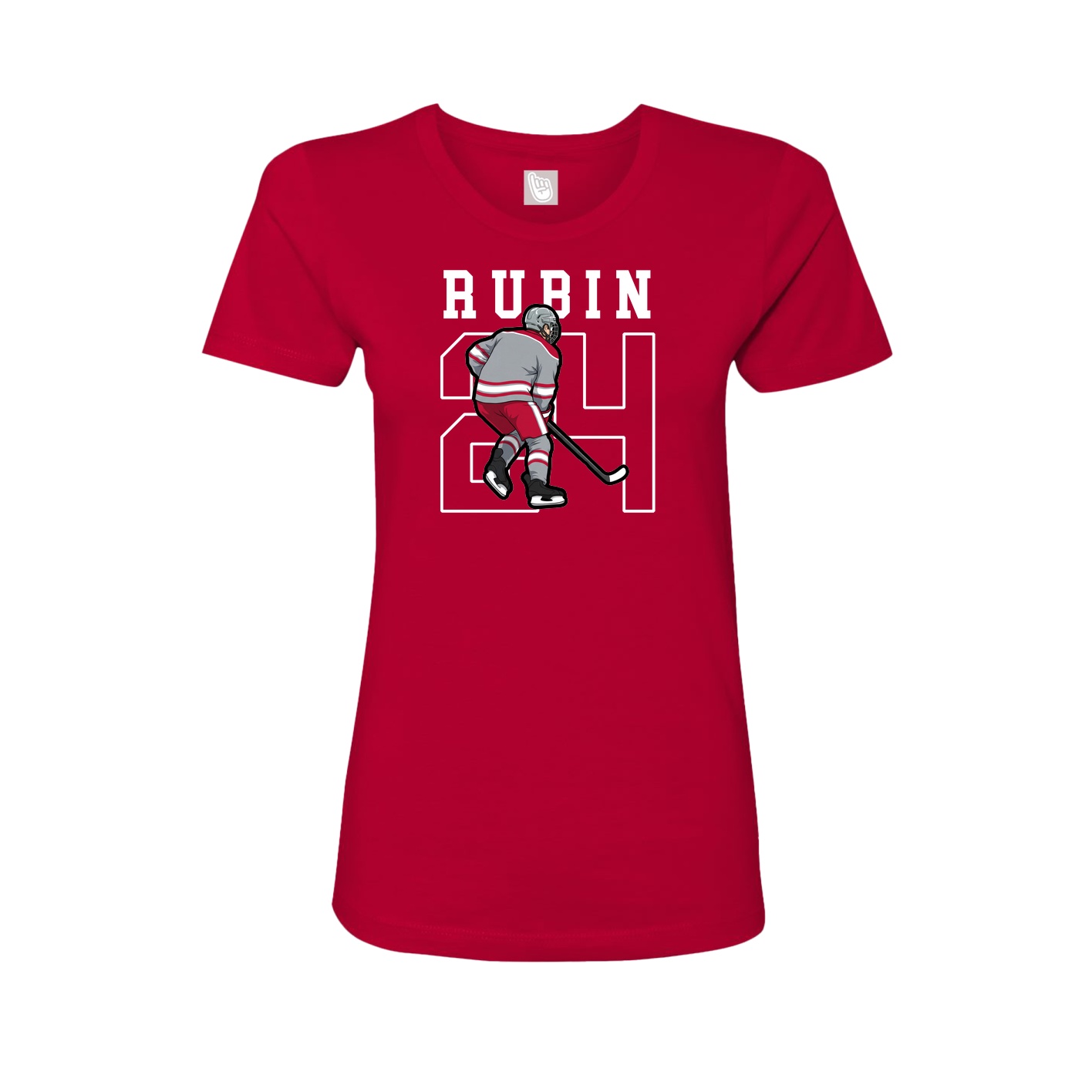 Fitted Women's Tee — Shirsey in Red