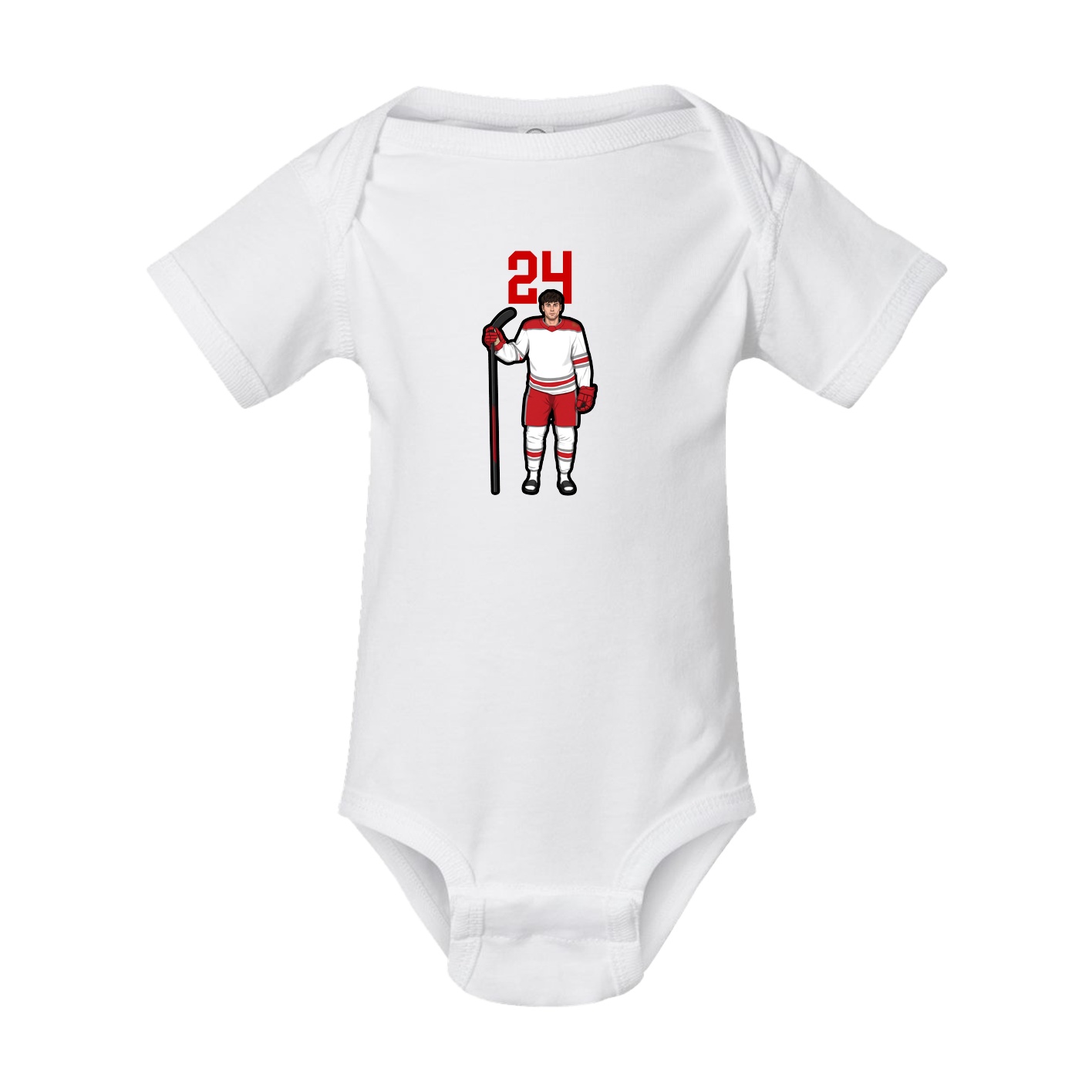 Baby Onesie — Number Top in White
