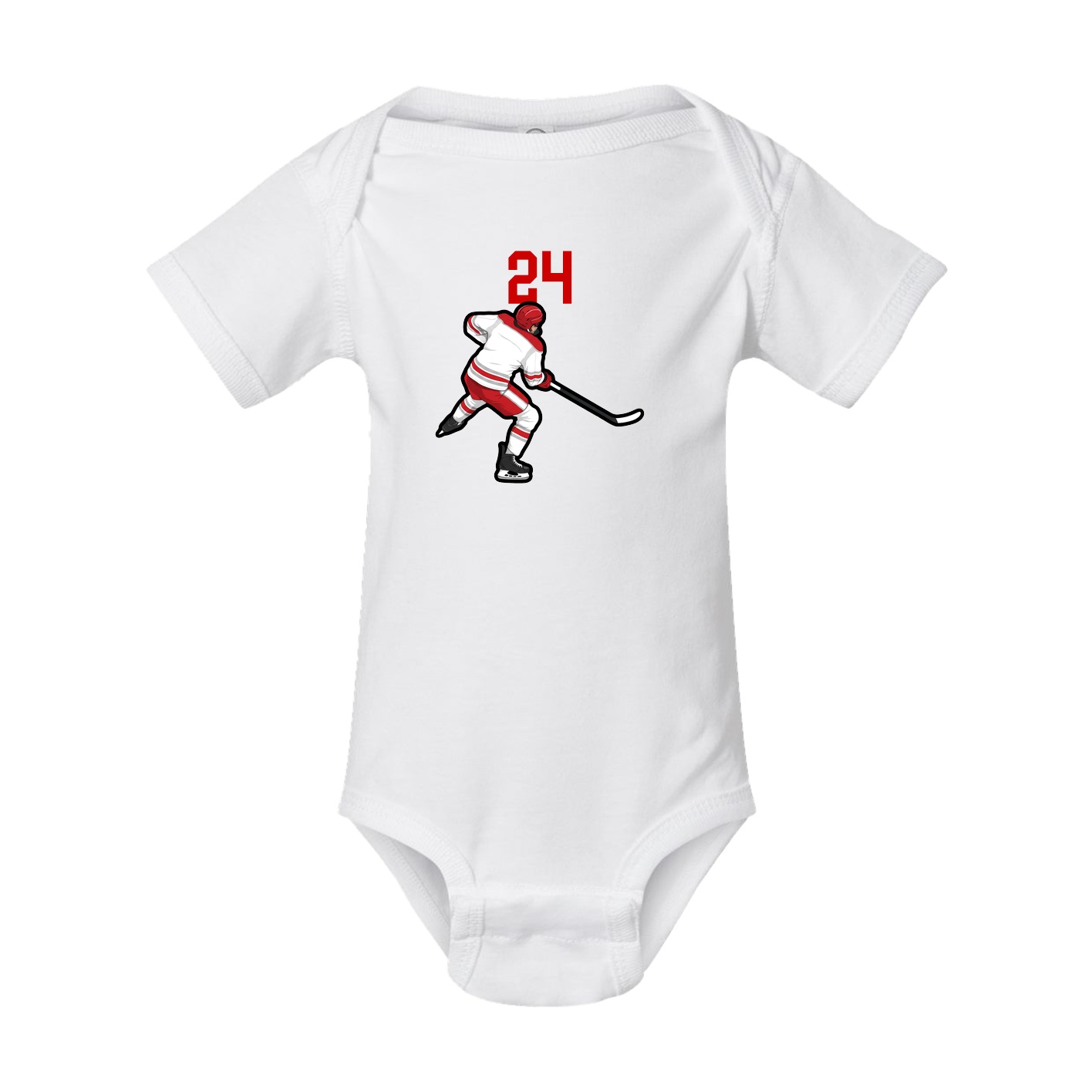 Baby Onesie — Number Top in White