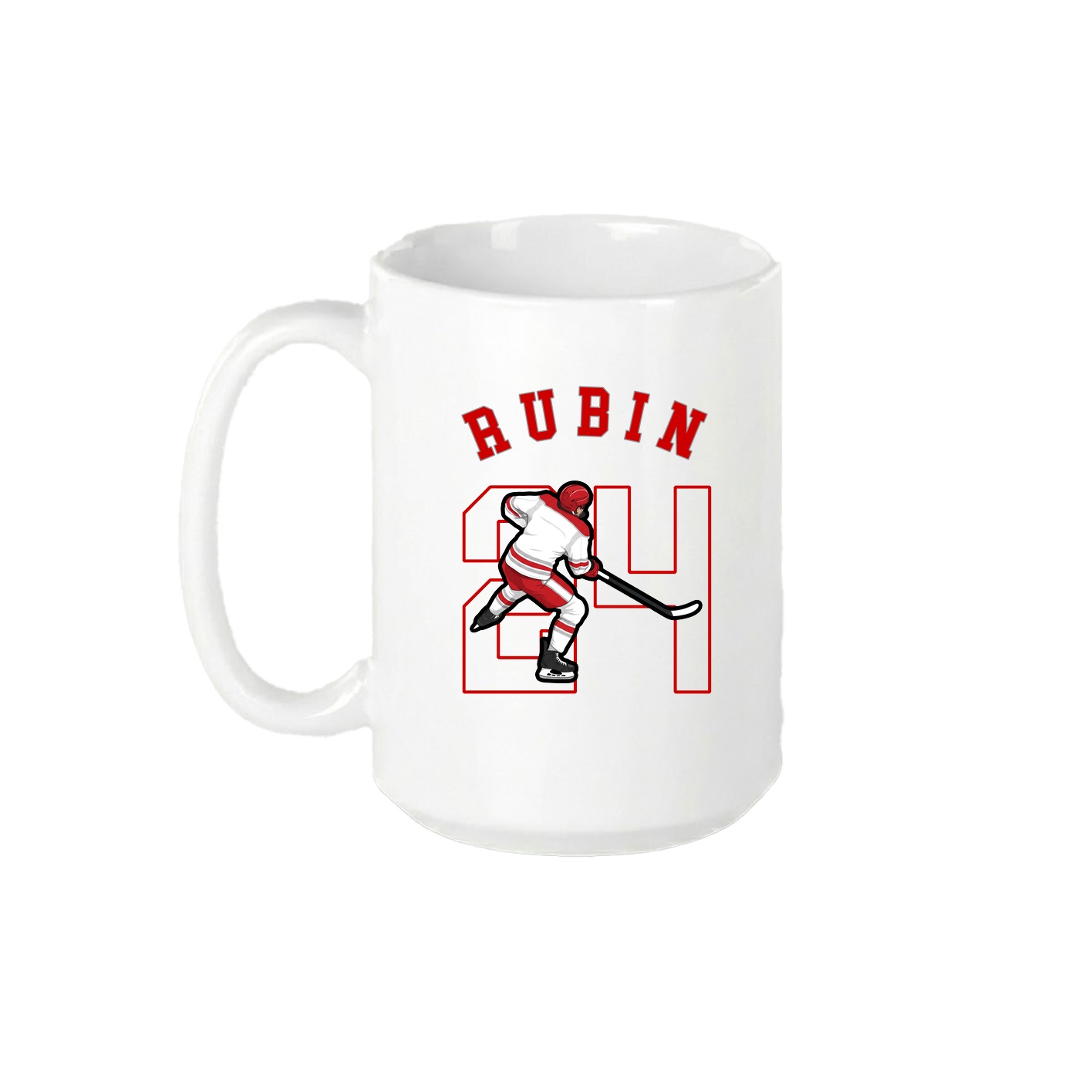 15oz Coffee Mug — Shirsey Arch in White