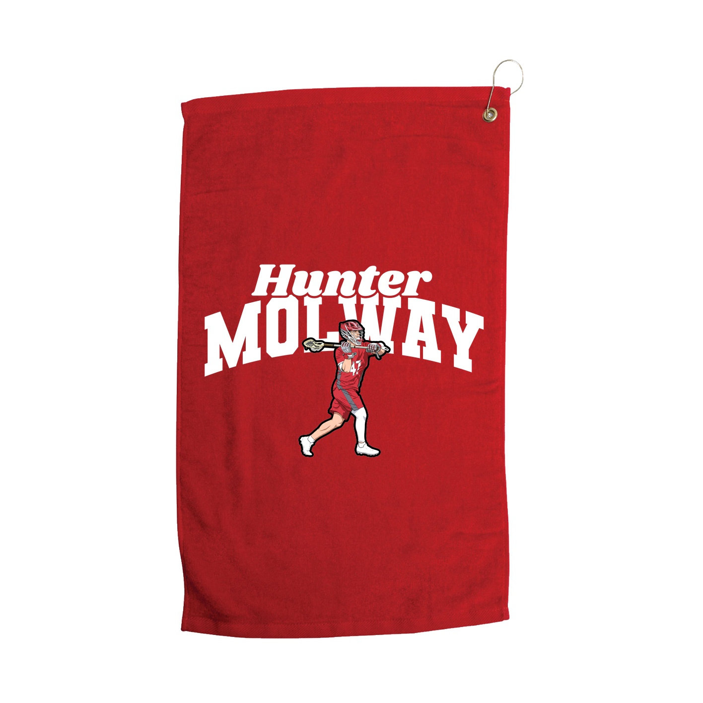 Golf Towel — Signature Arch in Red