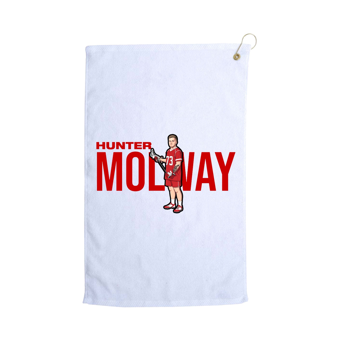 Golf Towel — Player Name in White