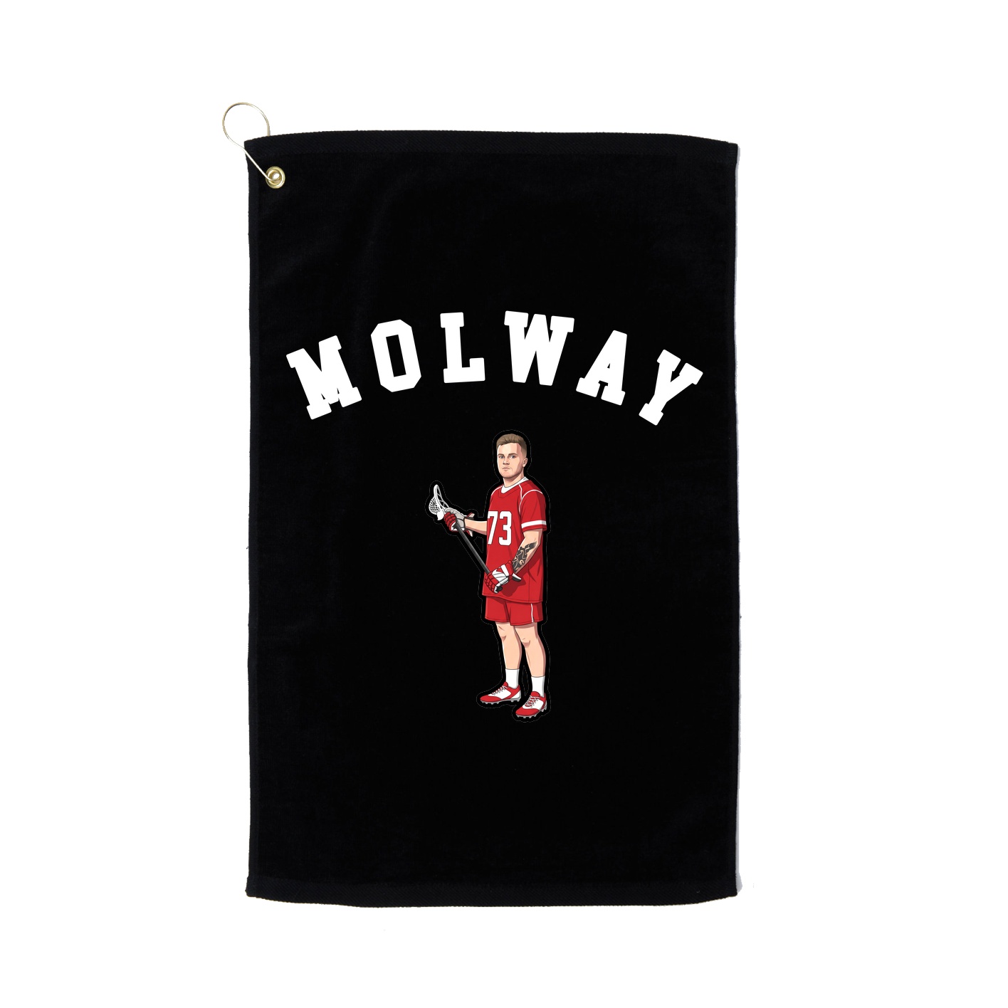 Golf Towel — Shirsey Arch in Black