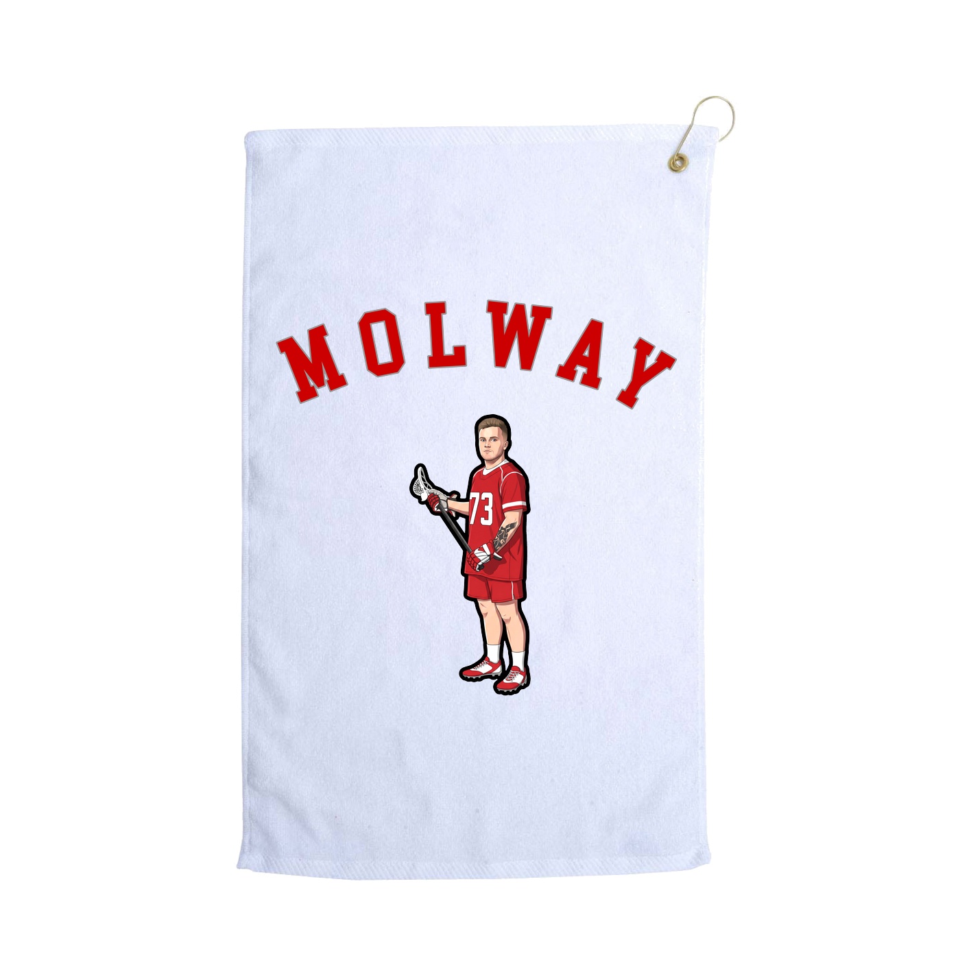 Golf Towel — Shirsey Arch in White
