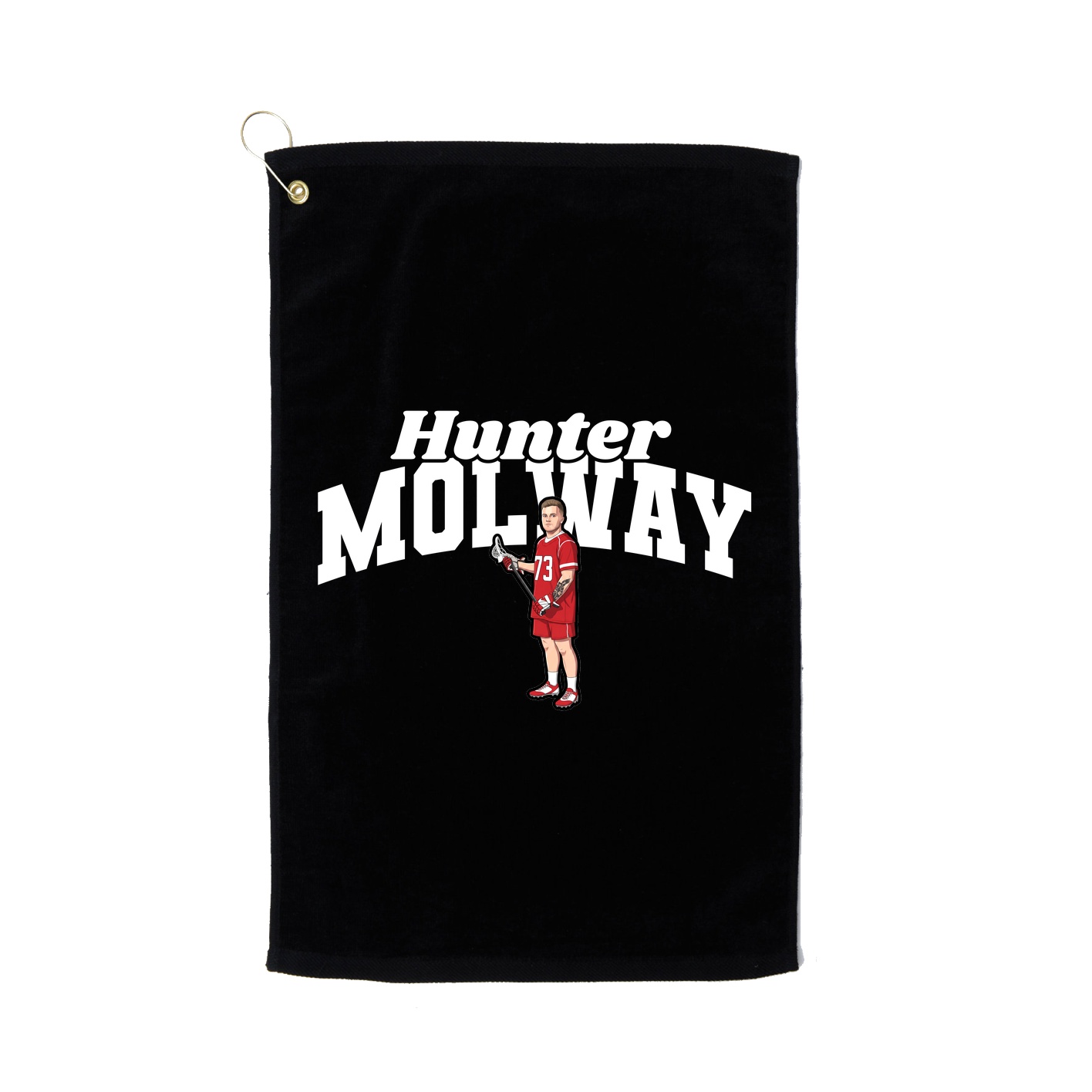 Golf Towel — Signature Arch in Black
