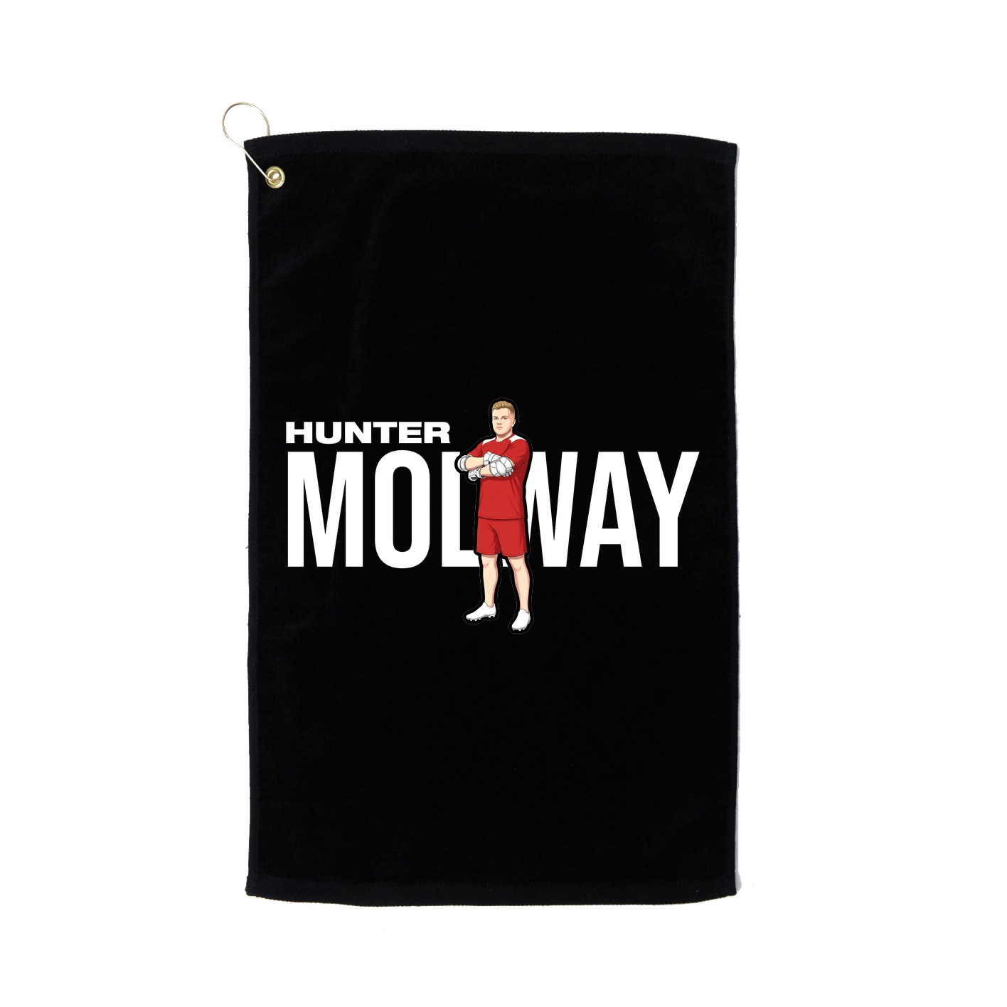 Golf Towel — Player Name in Black