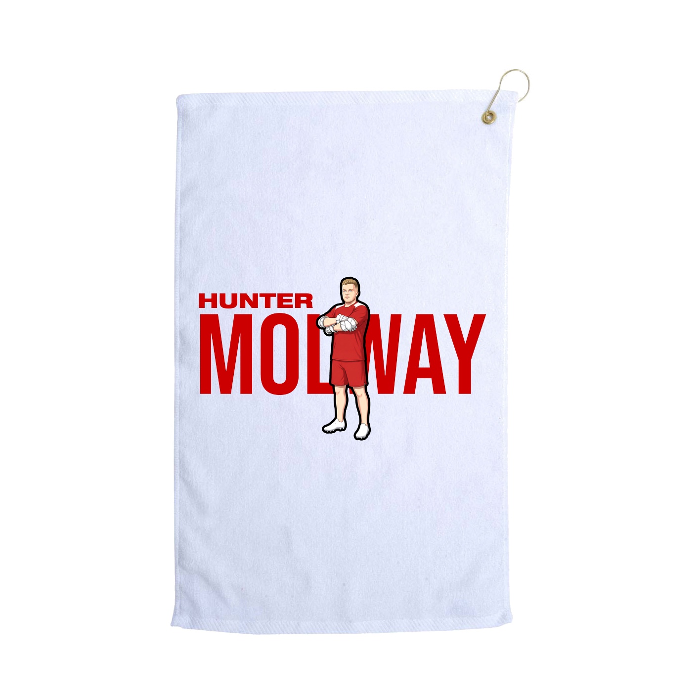 Golf Towel — Player Name in White
