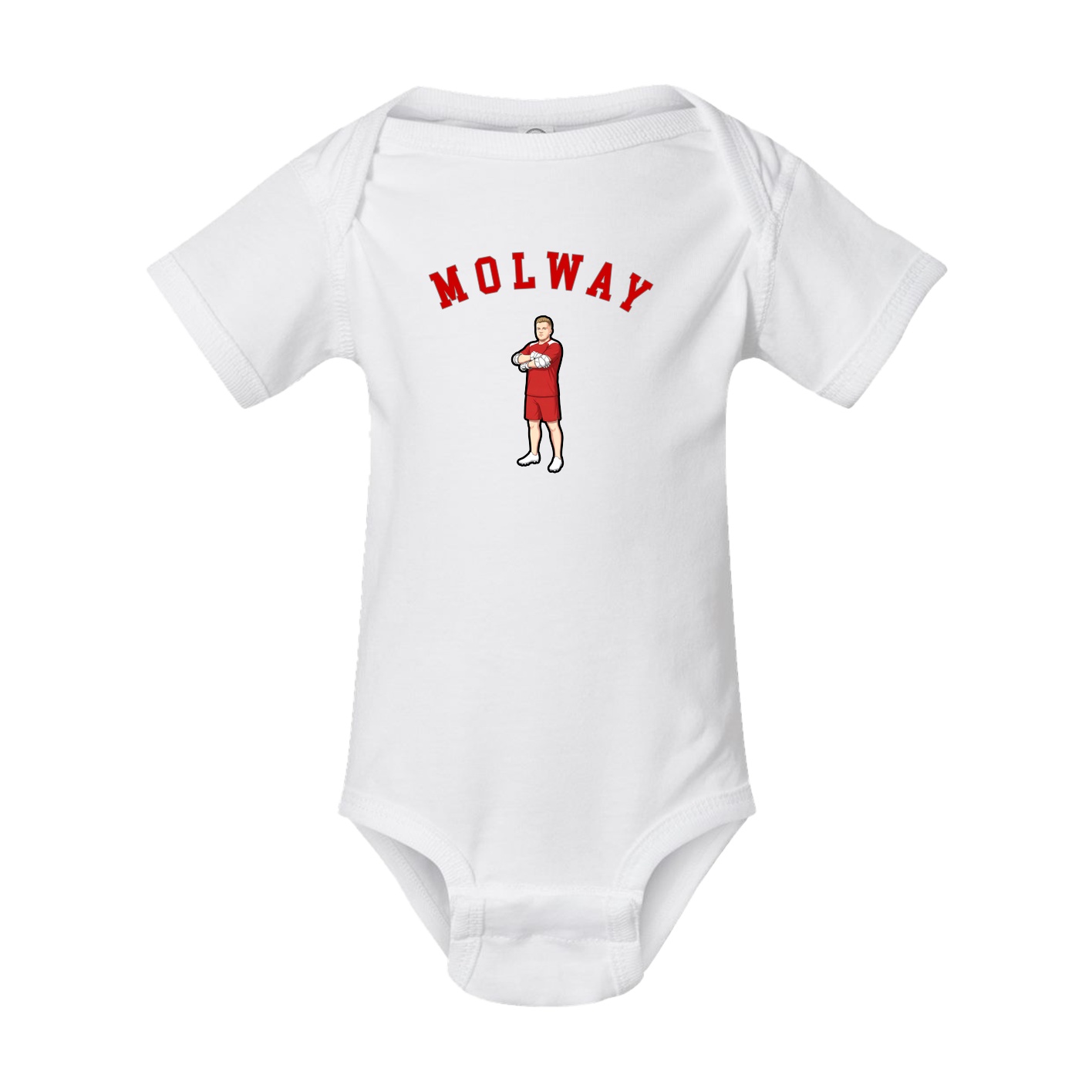 Baby Onesie — Shirsey Arch in White