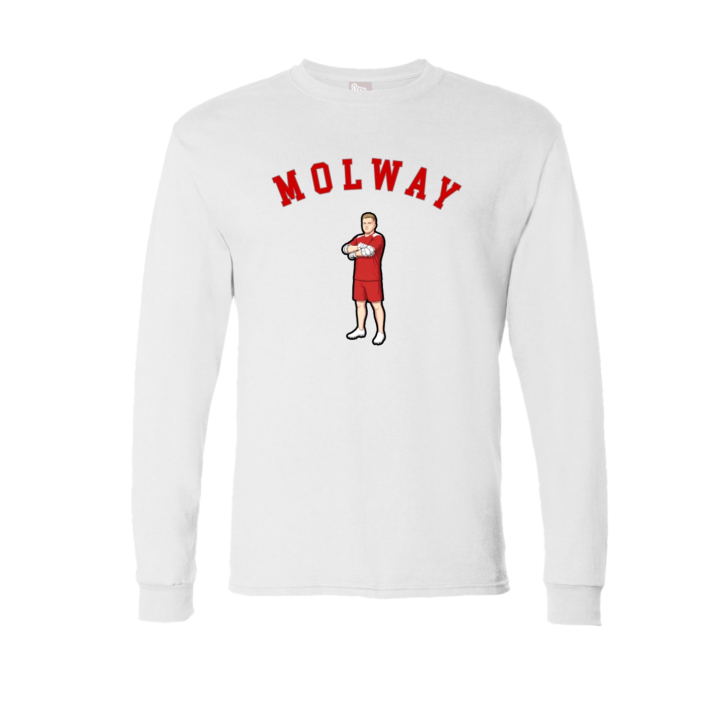 Long Sleeve Tee — Shirsey Arch in White