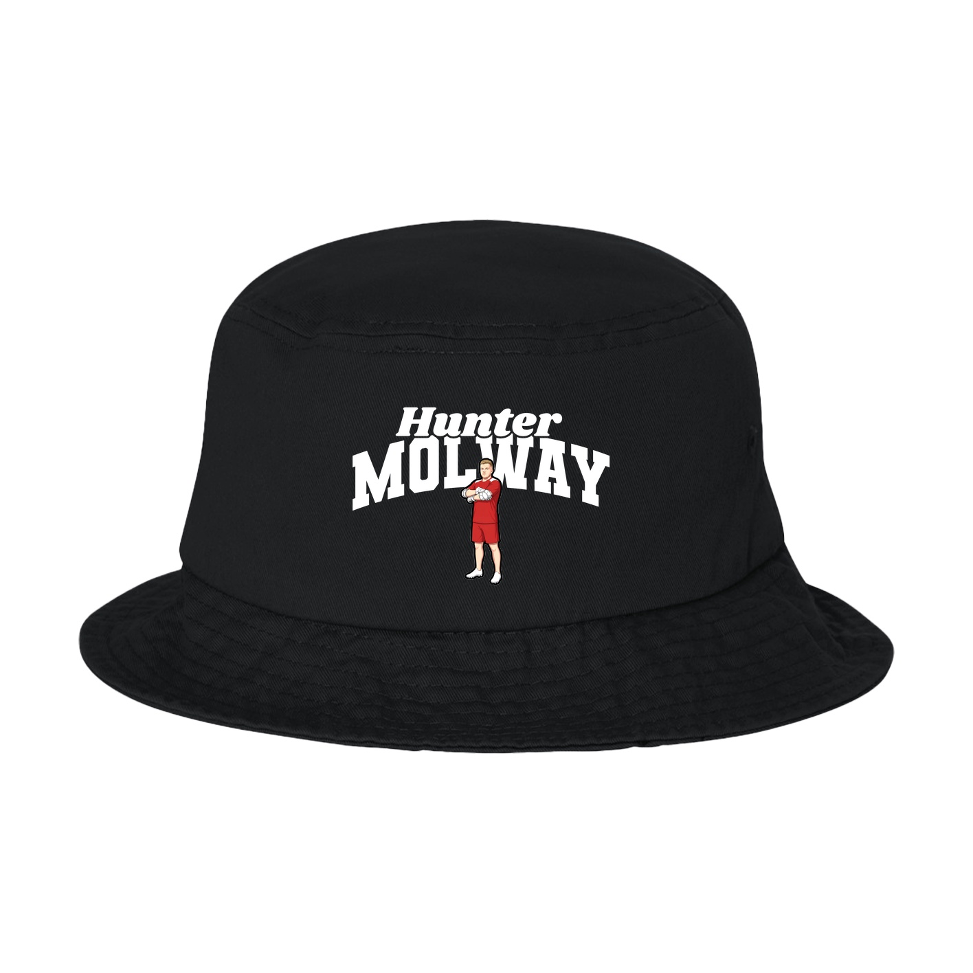 Bucket Cap — Signature Arch in Black